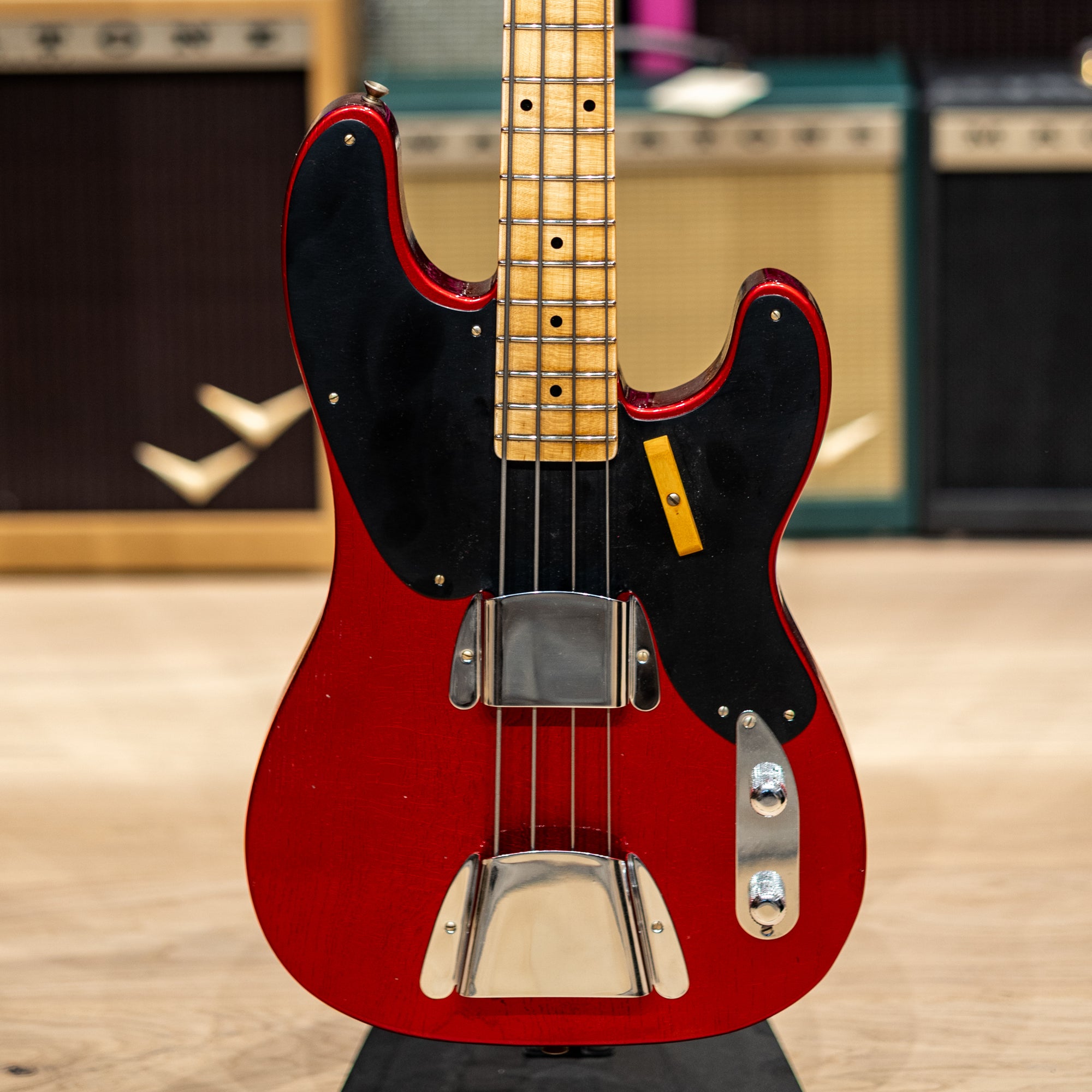 Fender Custom Shop 1951 Precision Bass Journeyman - Super Aged Candy Apple Red