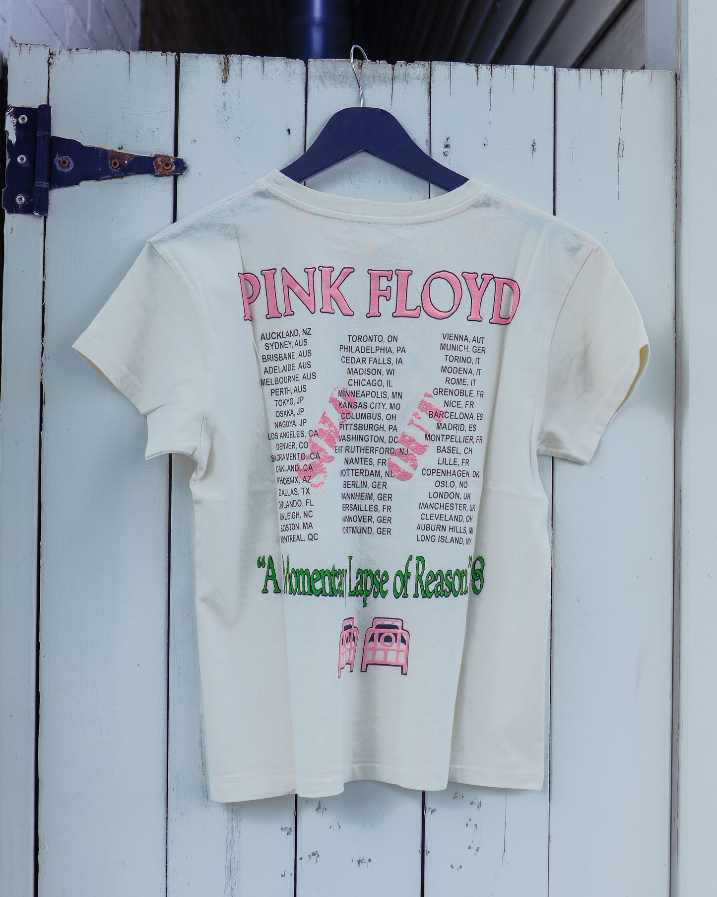 Women's Pink Floyd Momentary Lapse of Reason Tour Tee - Stone