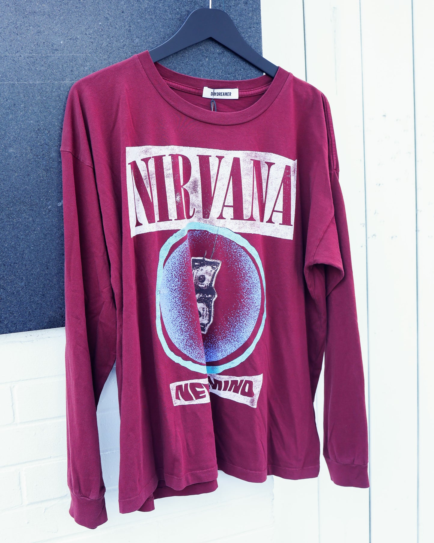 Women's Nirvana Bait Long Sleeve Crew - Cherry