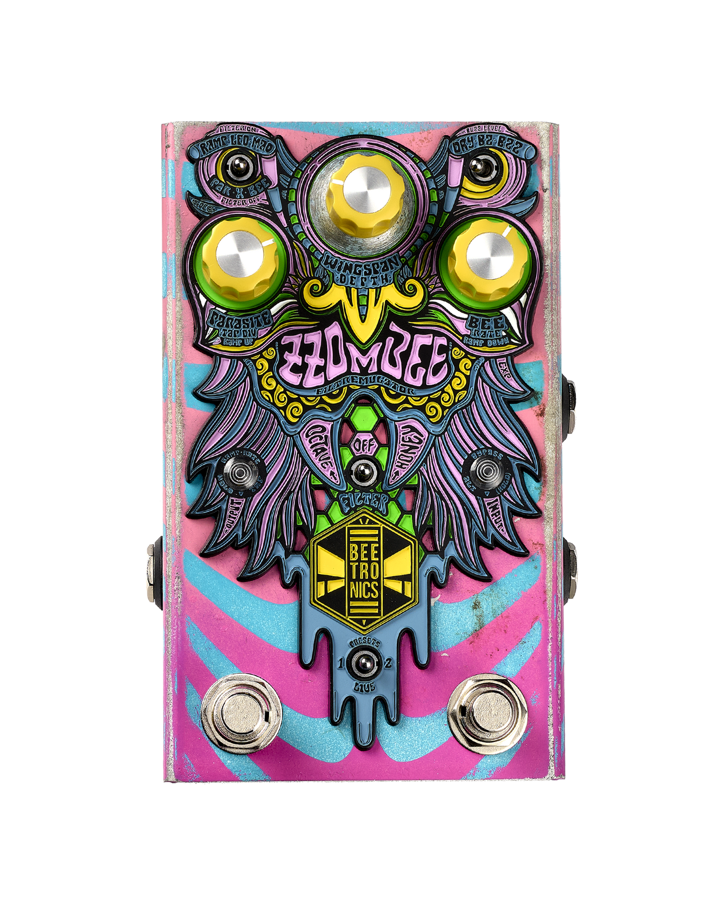 Beetronics Zzombee Filtremulator Pedal (Custom Art ZB2132)