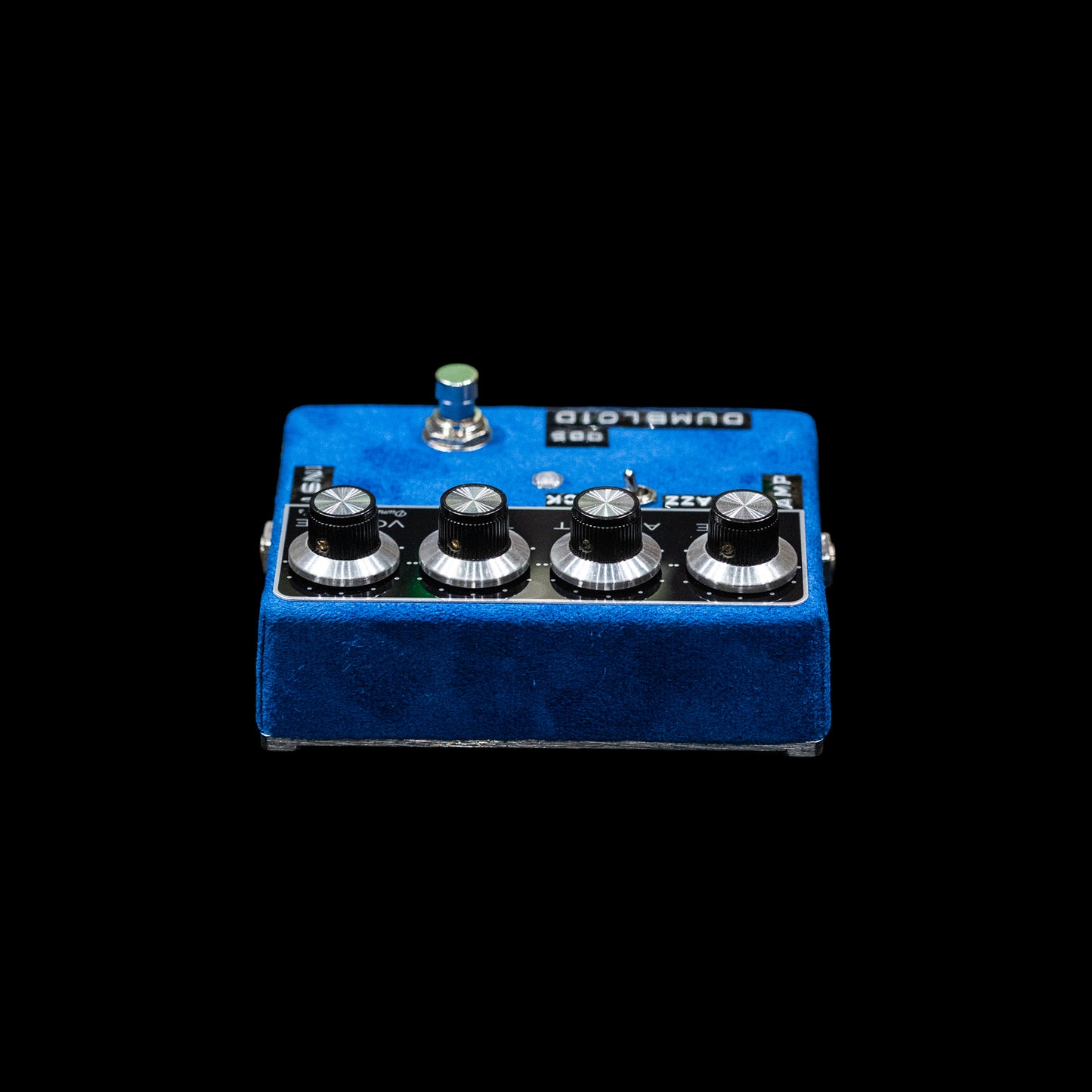 Dumbloid ODS Custom Preamp Drive Pedal - Blue Suede / Black Panel