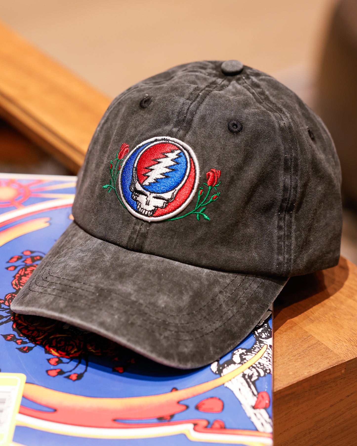 Grateful Dead Rose Hat