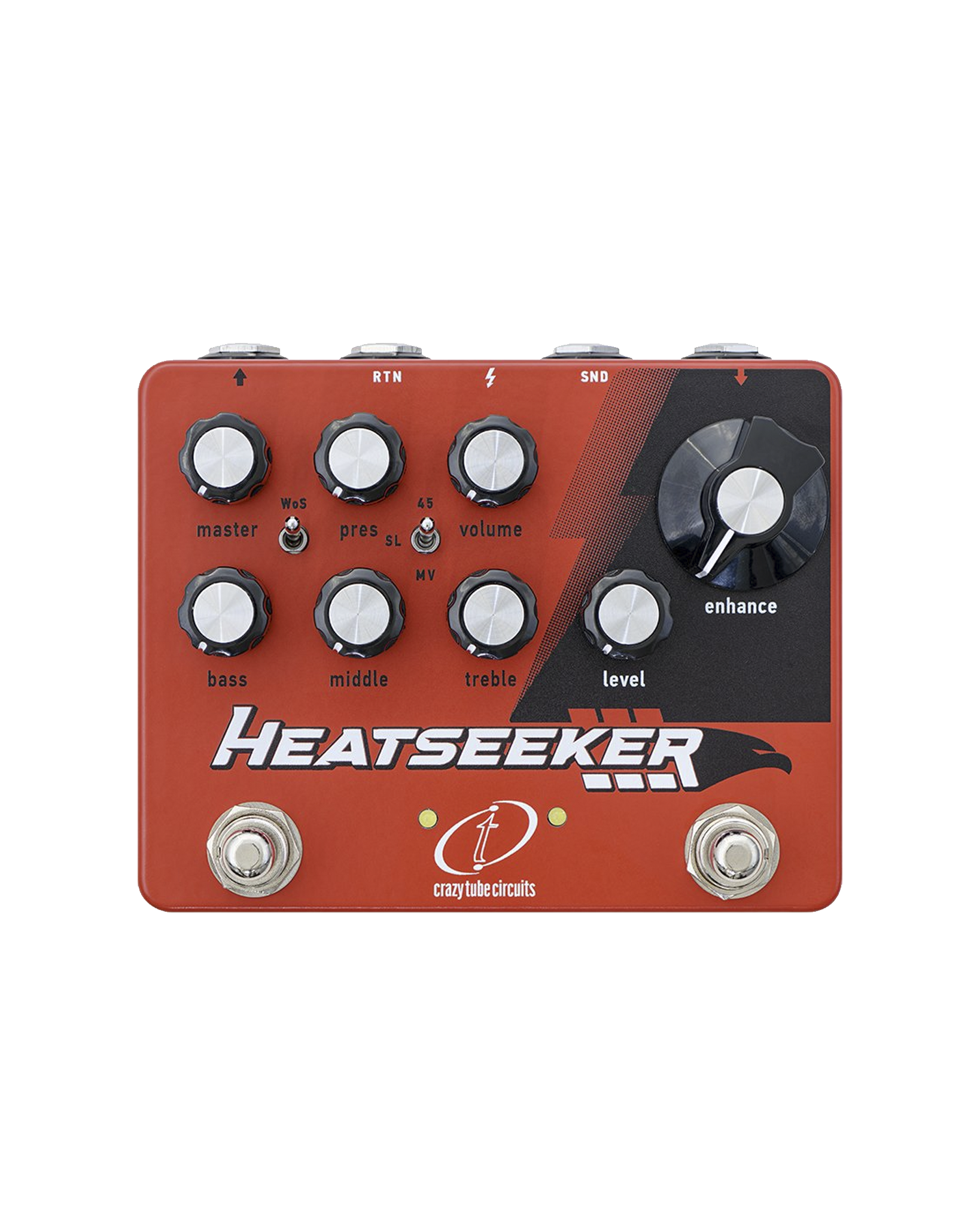 angus young pedals Crazy Tube Circuits Heatseeker Overdrive/Boost Pedal – Round Hill Music Co