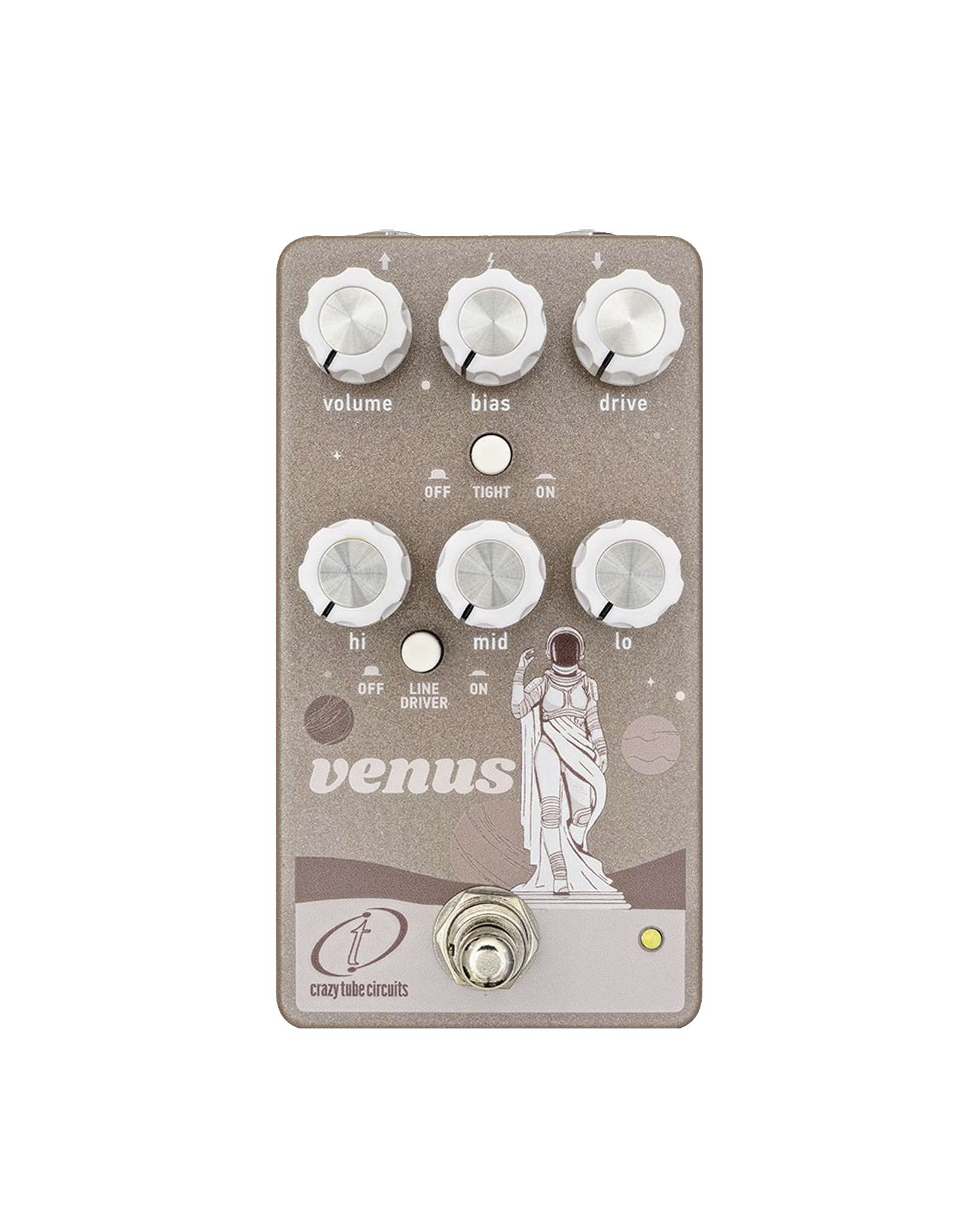 Crazy Tube Circuits Venus Tube Overdrive Pedal – Round Hill Music Co Crazy Tube Circuits Venus Tube Overdrive Pedal – Round Hill Music Co