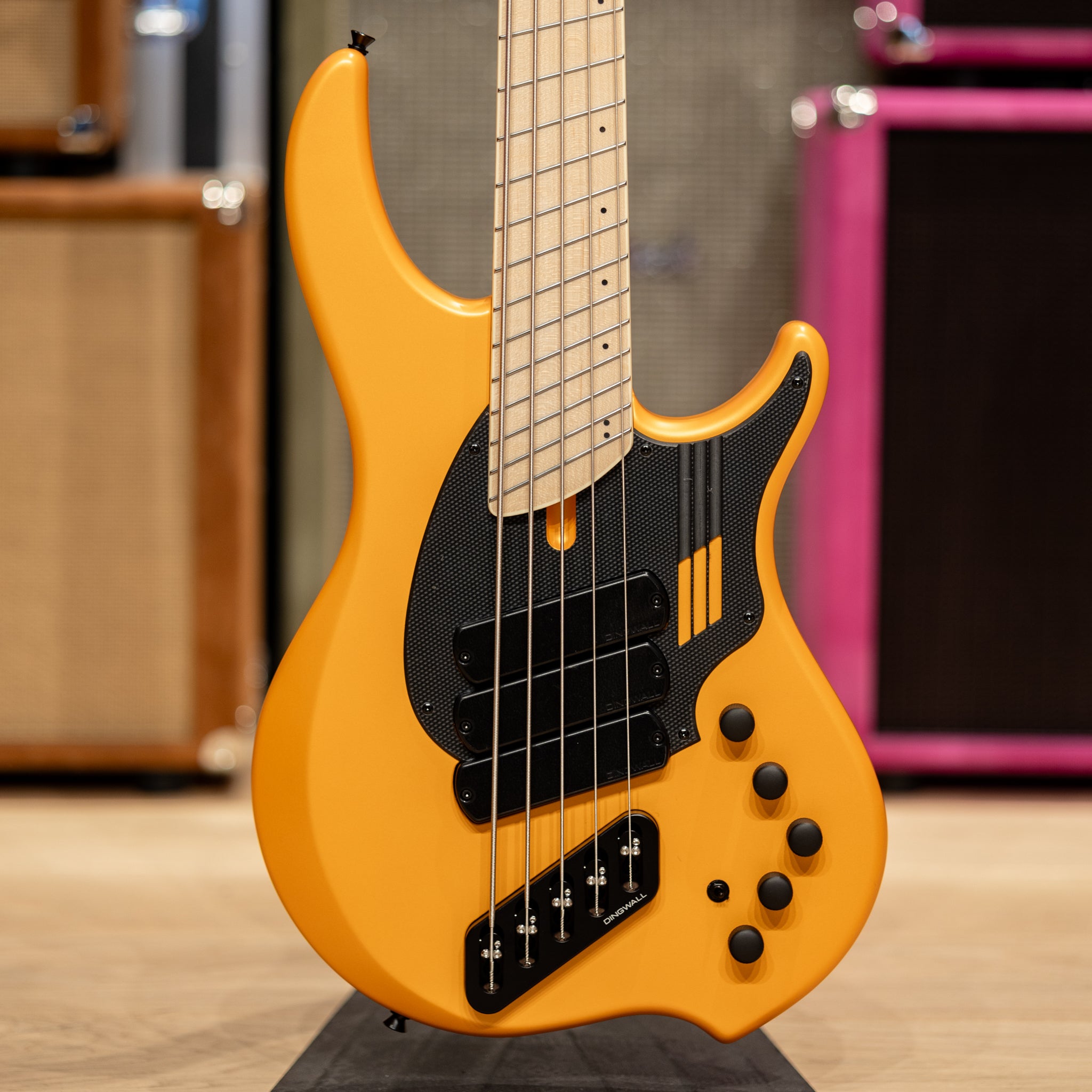 Dingwall NG3 Nolly Getgood 5-String - Lamborghini Orange – Round