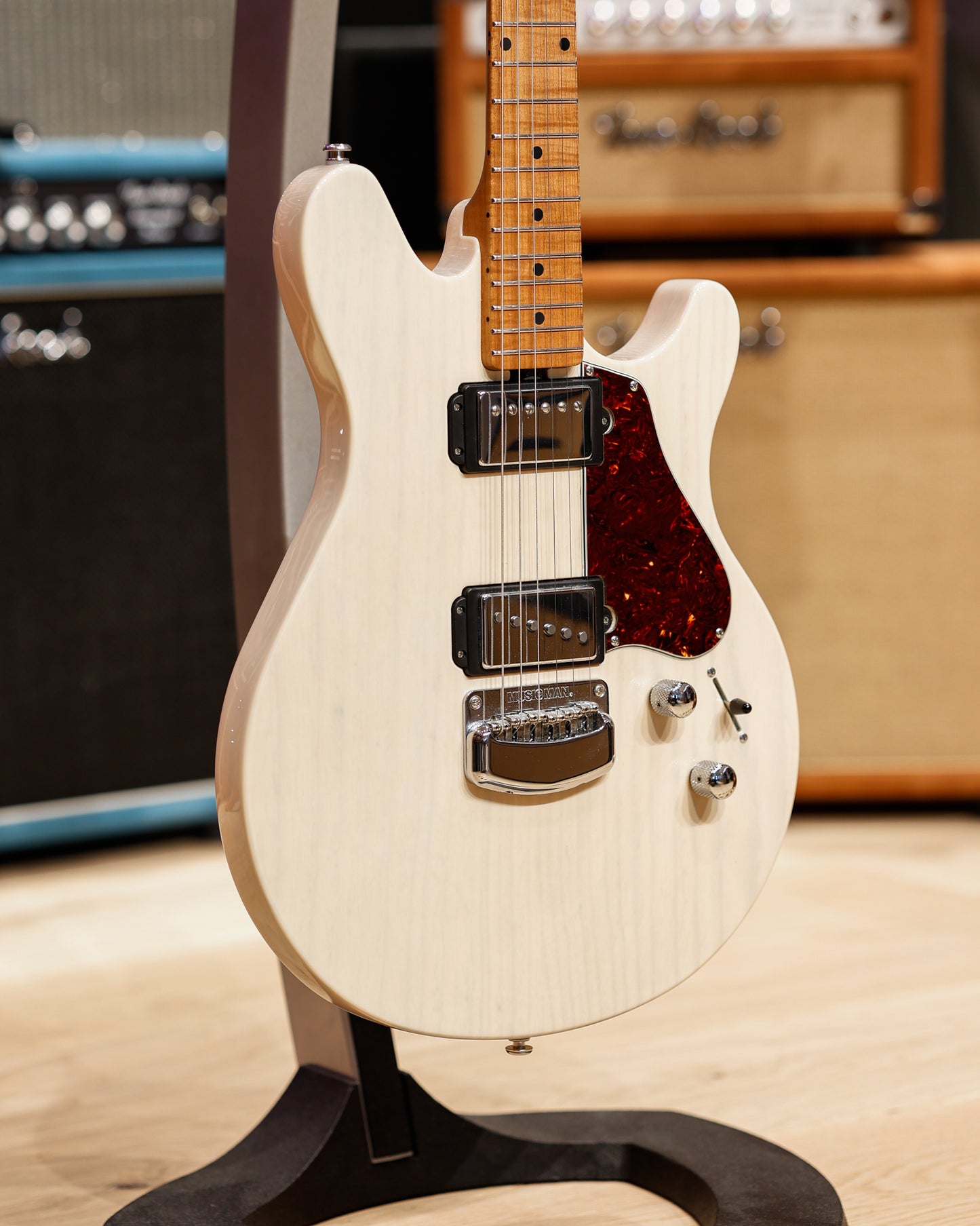 Ernie Ball Music Man Valentine - Trans Buttermilk (Pre-Owned)