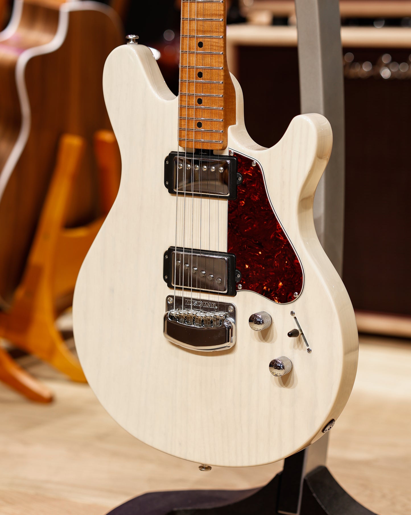 Ernie Ball Music Man Valentine - Trans Buttermilk (Pre-Owned)