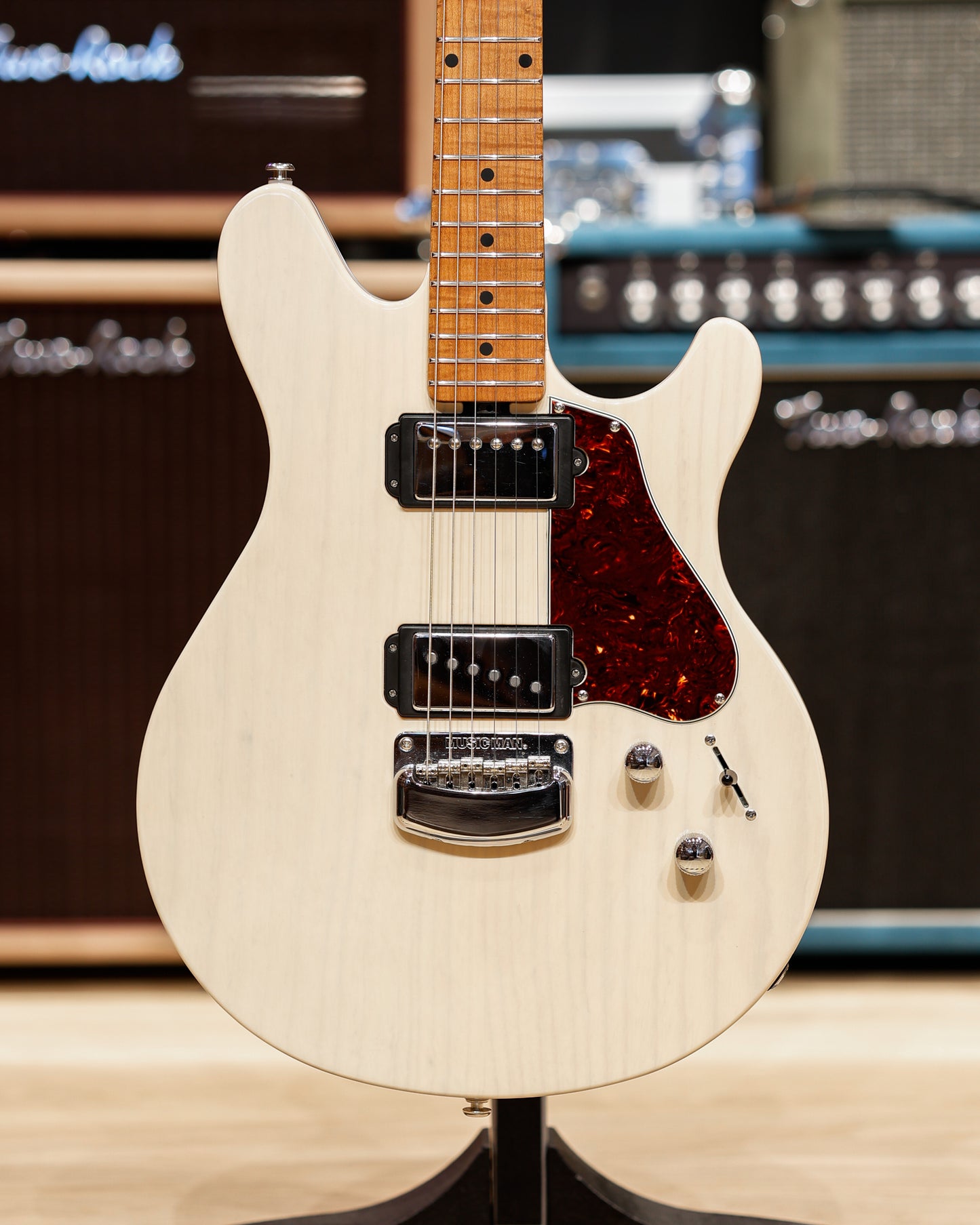 Ernie Ball Music Man Valentine - Trans Buttermilk (Pre-Owned)