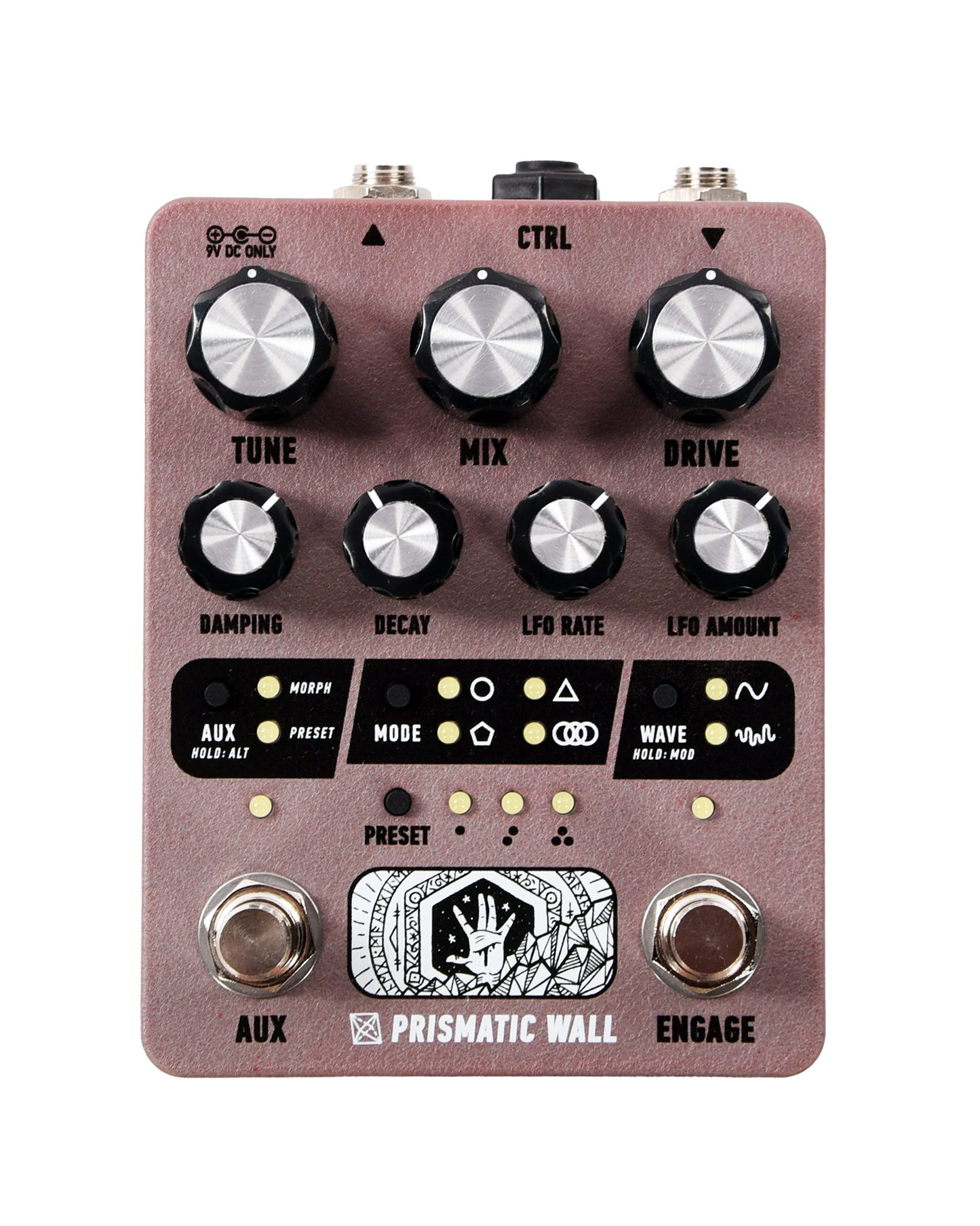 Electronic Audio Experiments Prismatic Wall Sympathetic String Resonator Pedal