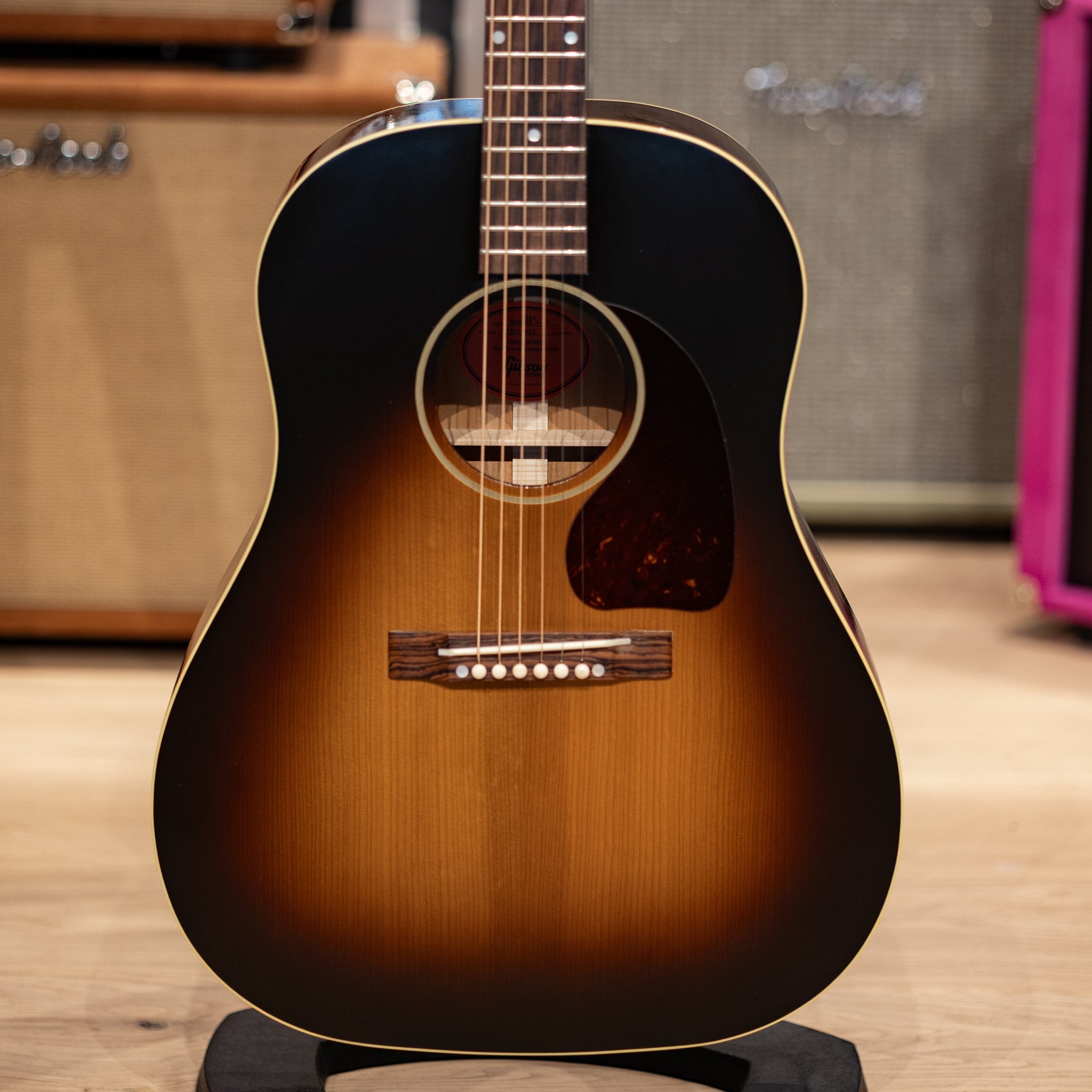Gibson Custom 1942 Banner J-45 Acoustic - Vintage Sunburst – Round