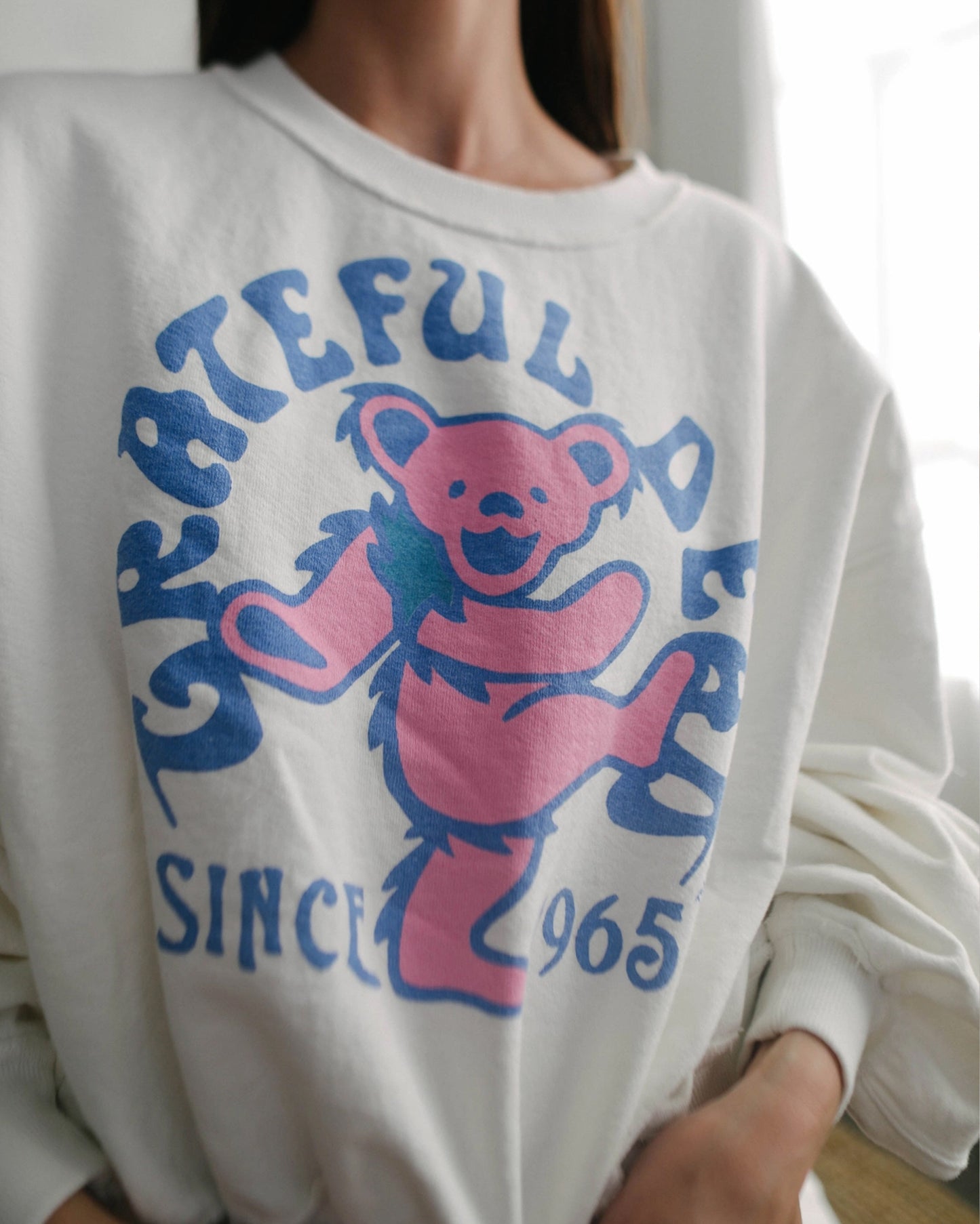 Women's Grateful Dead 1965 Sweatshirt - White