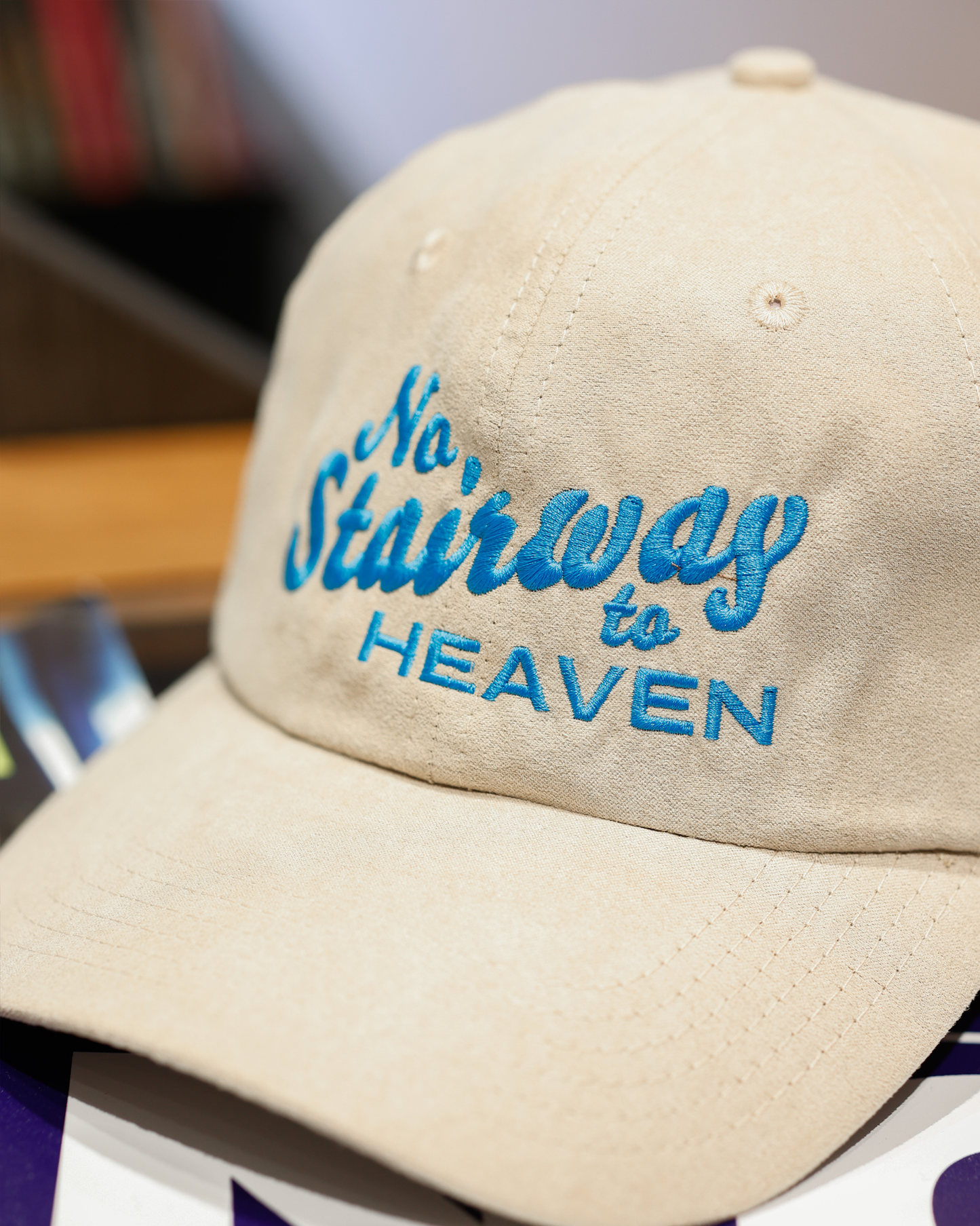 RHMC No Stairway Suede Dad Hat - Cream