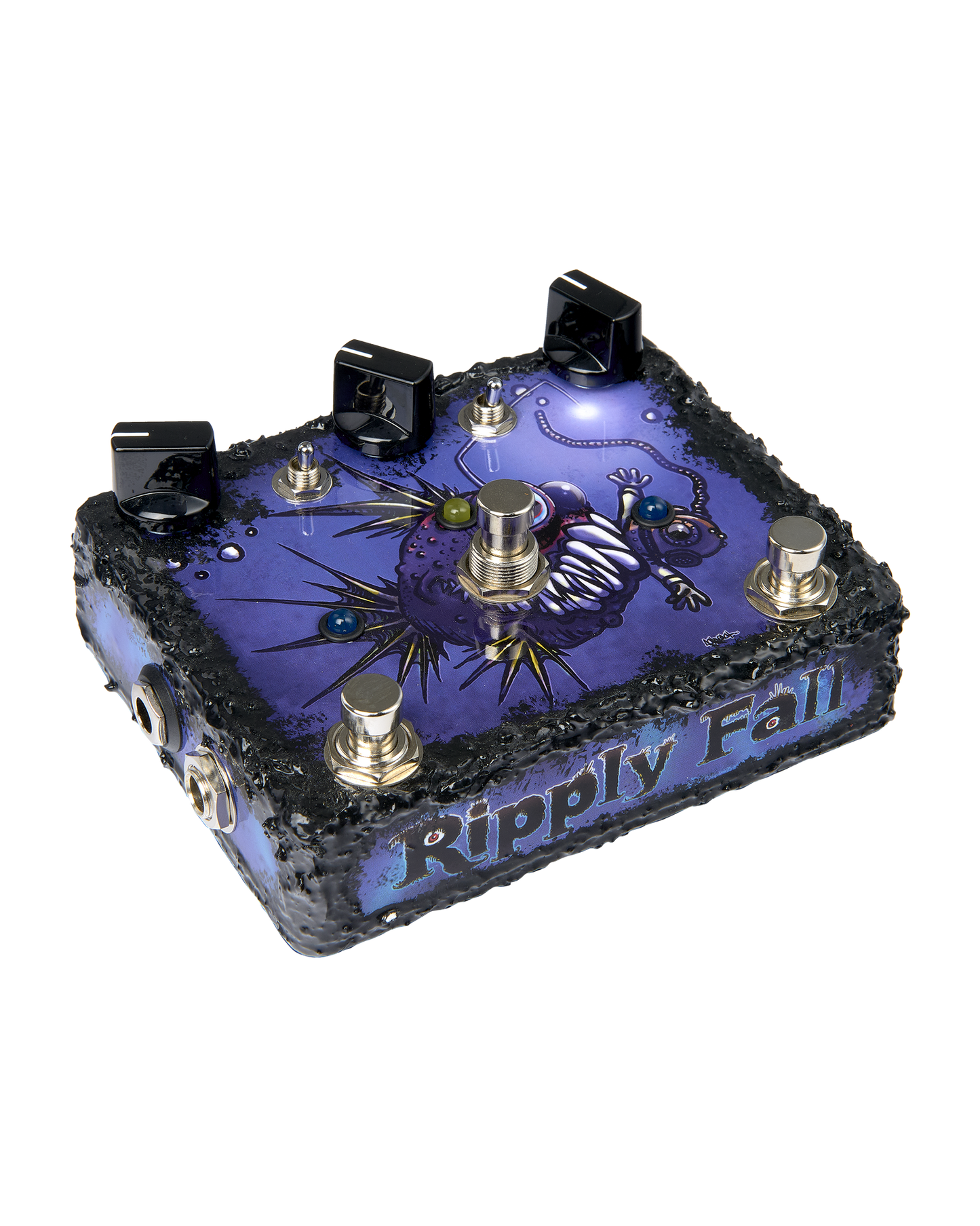 JAM Pedals Ripply Fall Modulation Pedal - Custom Shop Achenbach Angle