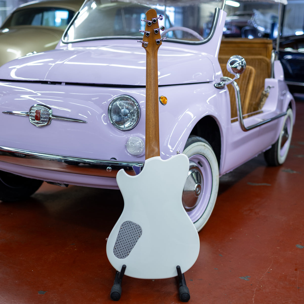 Powers Electric A-Type PF42 Two-Tone - Lilac & Moonlight White