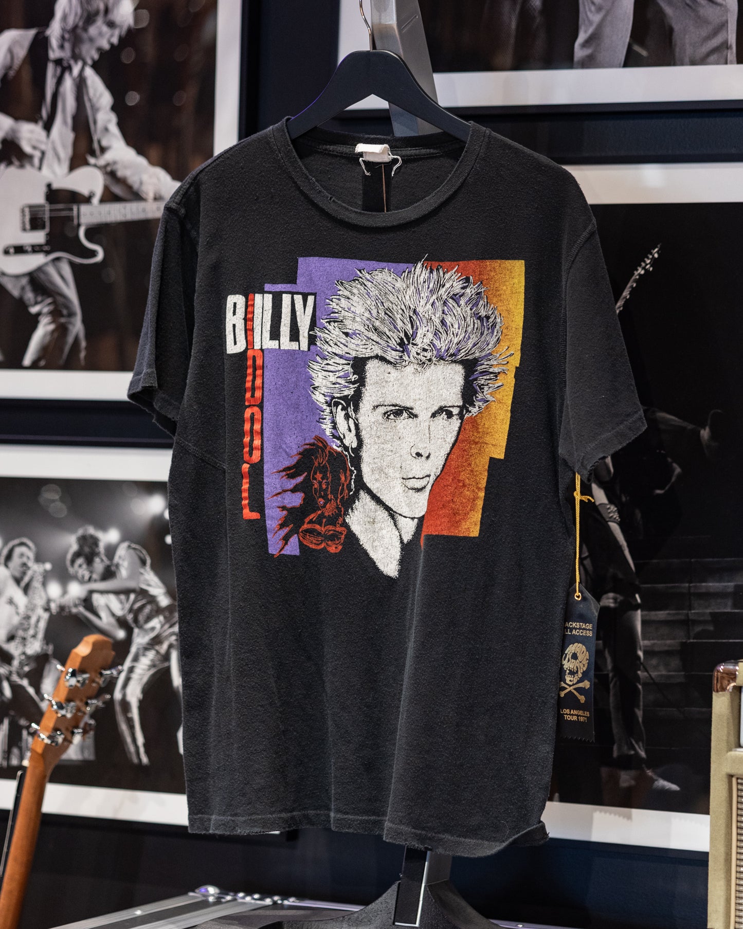 Madeworn Billy Idol 90's Fit Tee - Coal