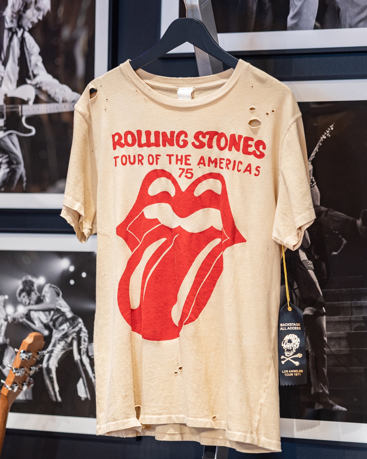 Madeworn Rolling Stones 90's Fit Tee - Tea Stained