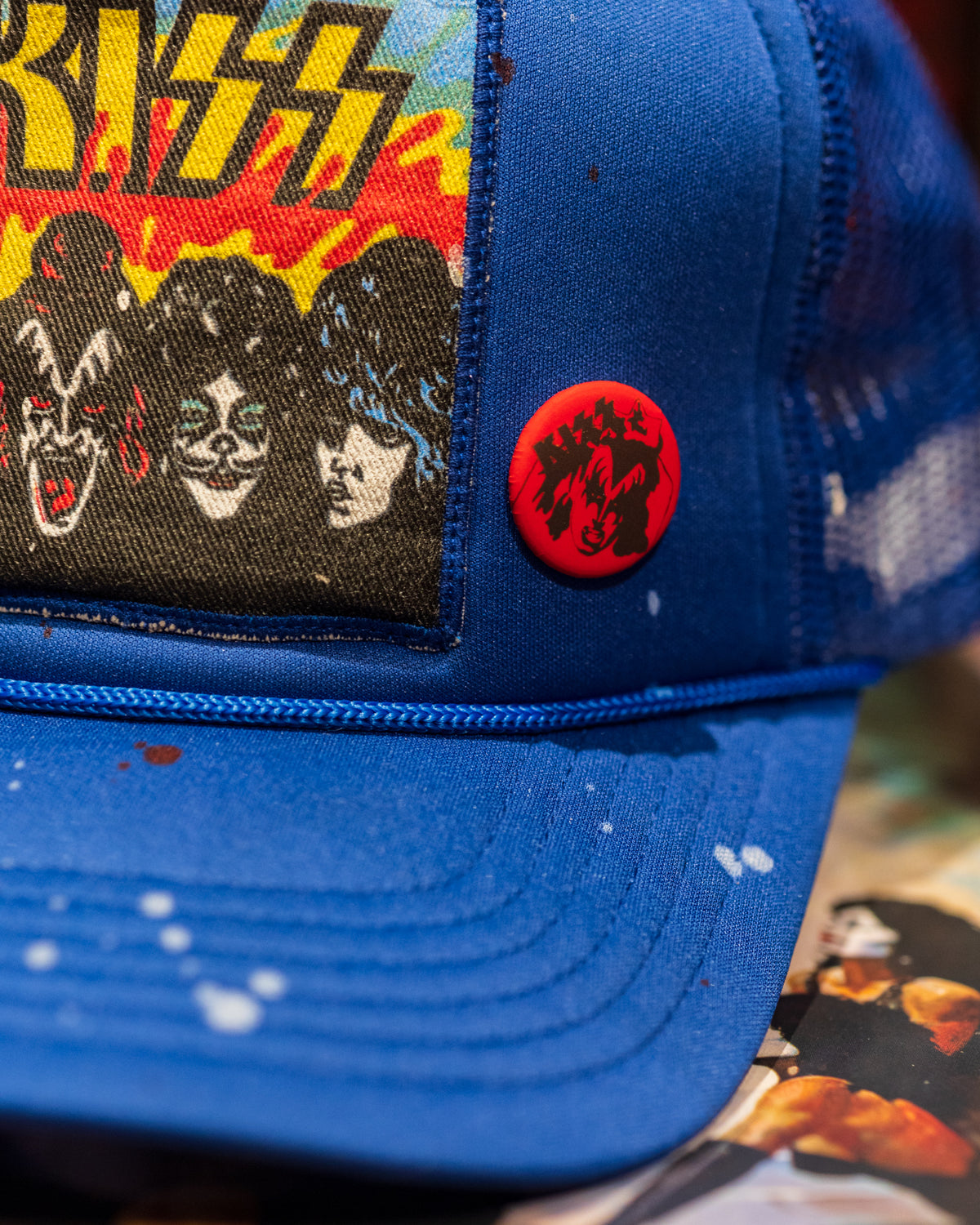 Madeworn Kiss Legends Trucker Hat - Blue