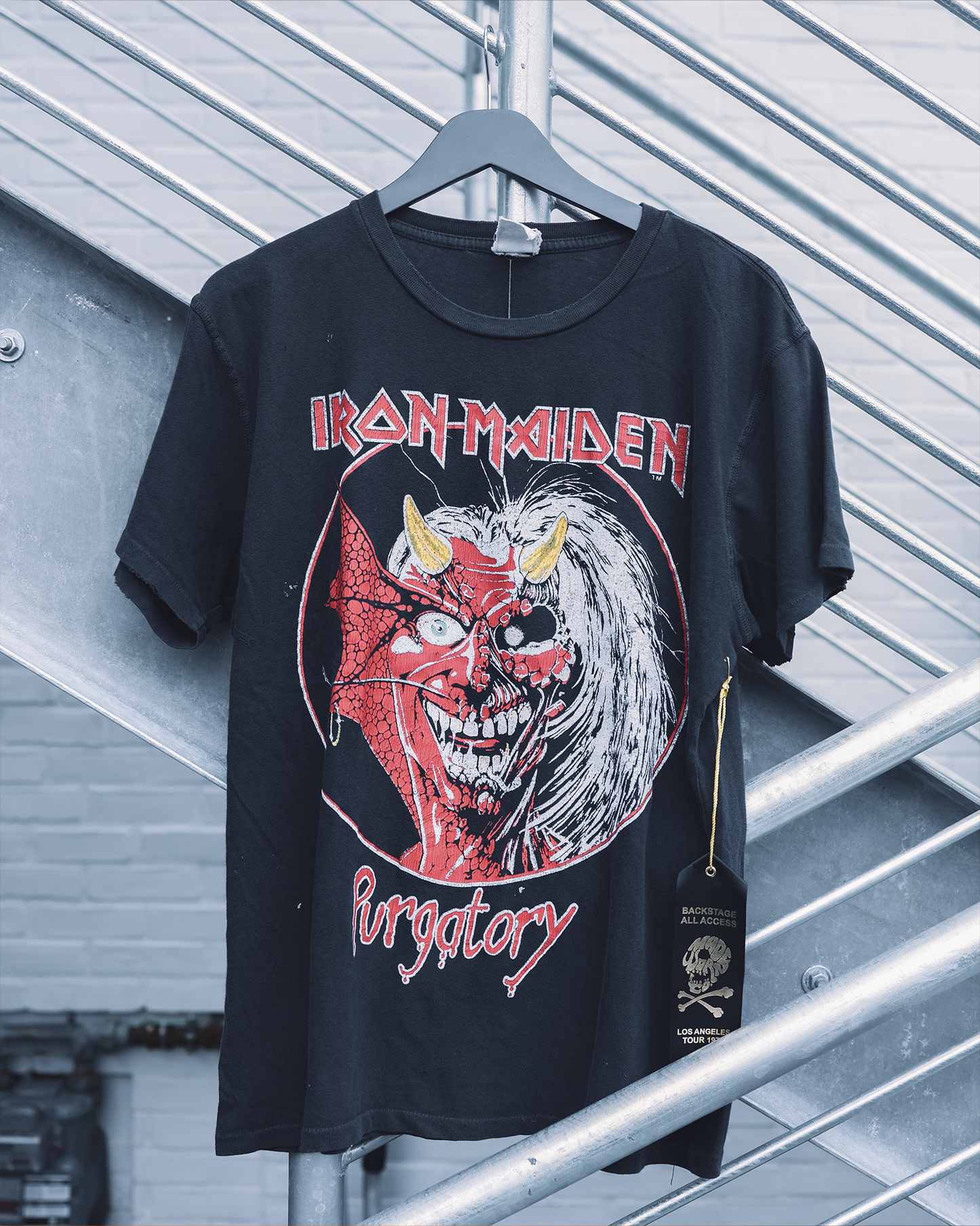 Madeworn Iron Maiden Tee - Coal