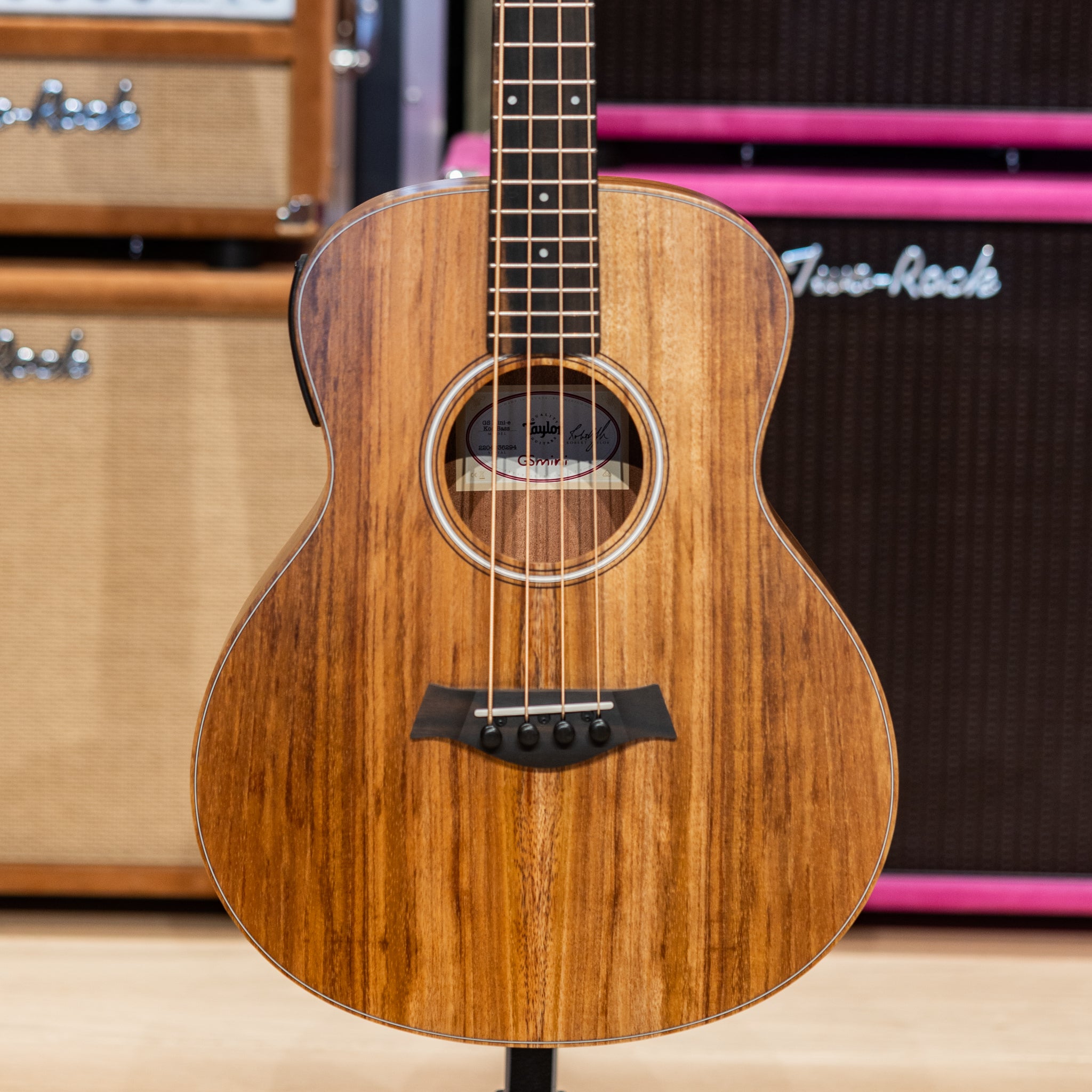 Taylor GS Mini-e Koa Bass – Round Hill Music Co