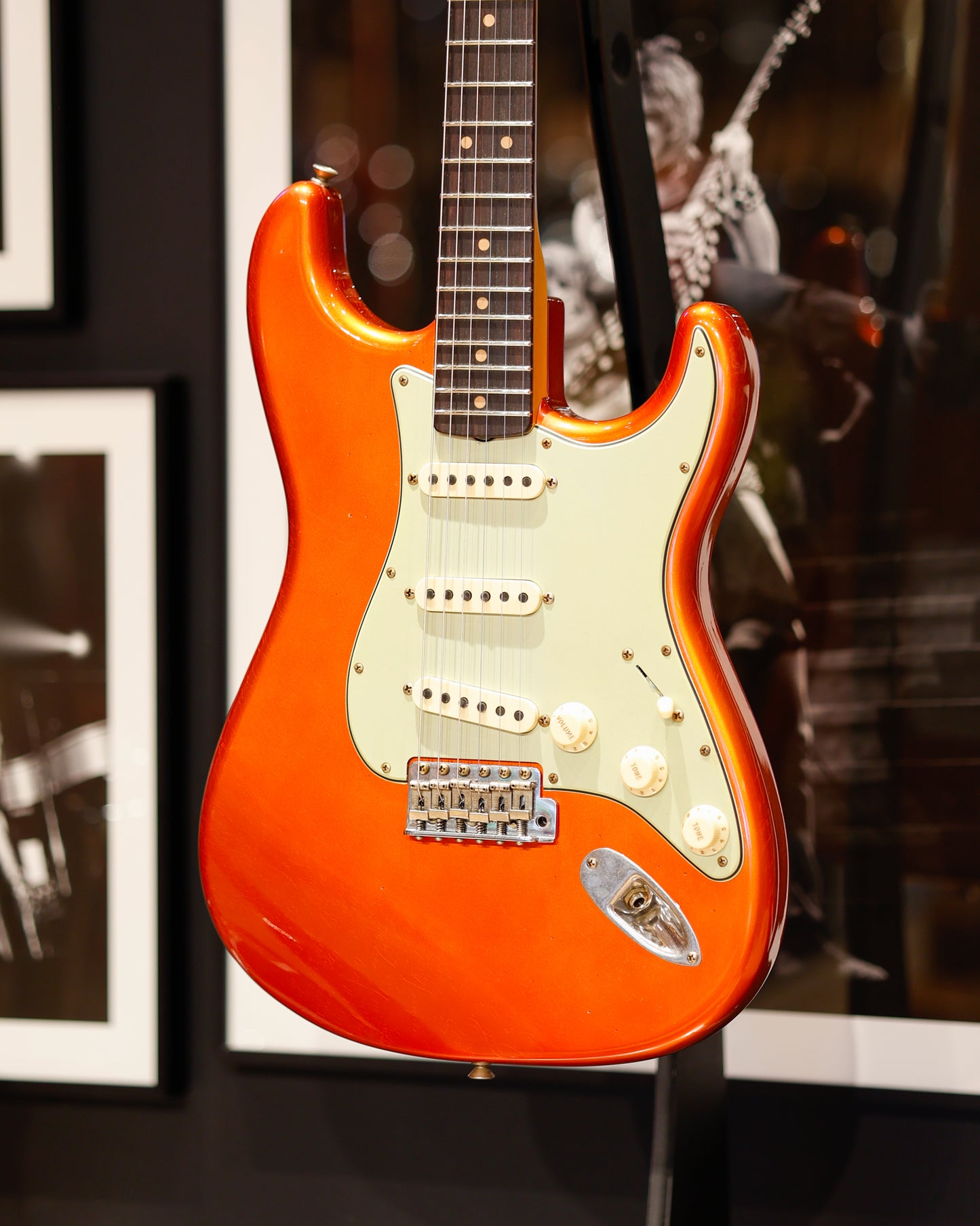 Fender Custom Shop 64 L-Series Stratocaster Journeyman - Aged Candy Tangerine