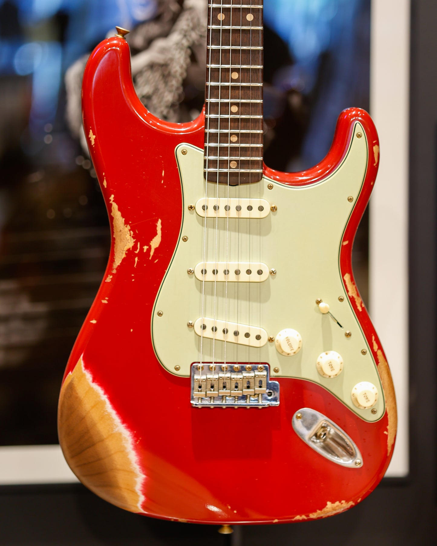 Fender Custom Shop 1962 Stratocaster RW Heavy Relic - Dakota Red