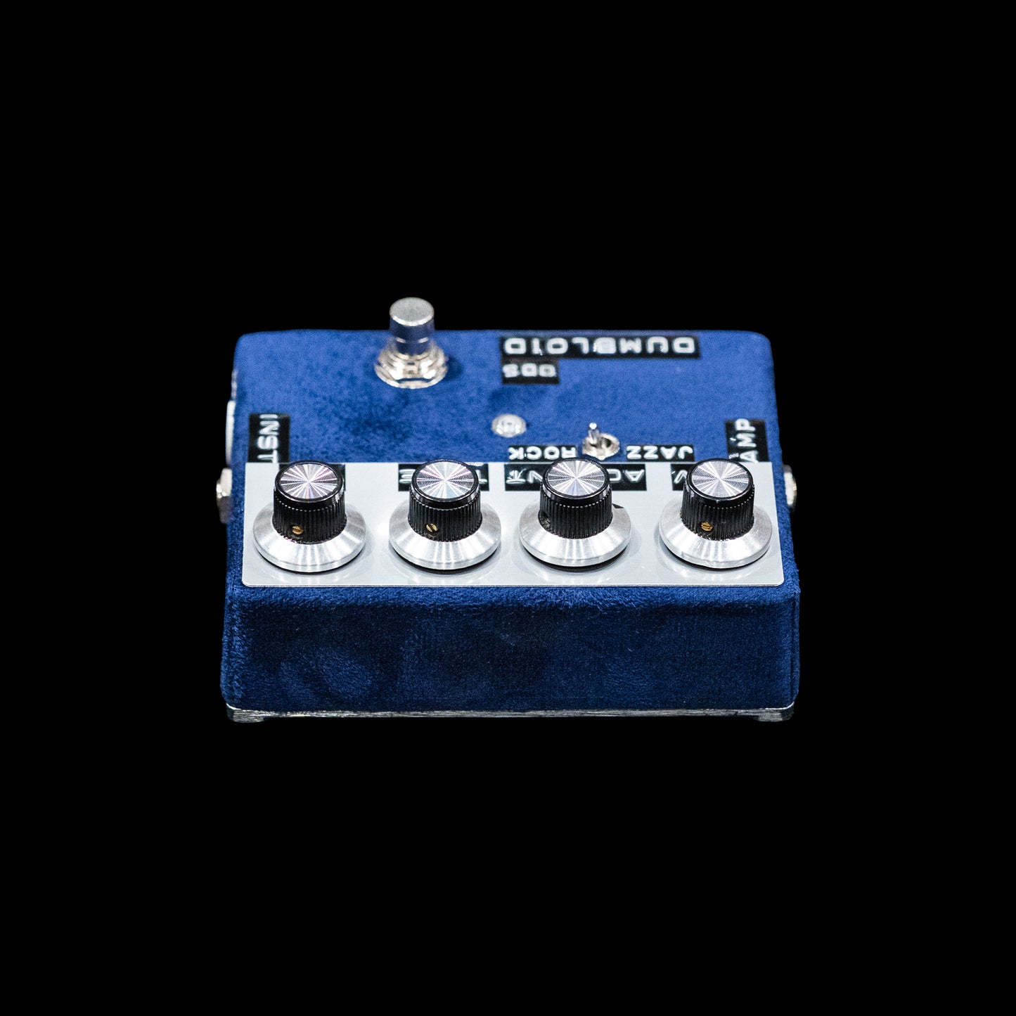 Dumbloid ODS Custom Preamp Drive Pedal - Navy Suede