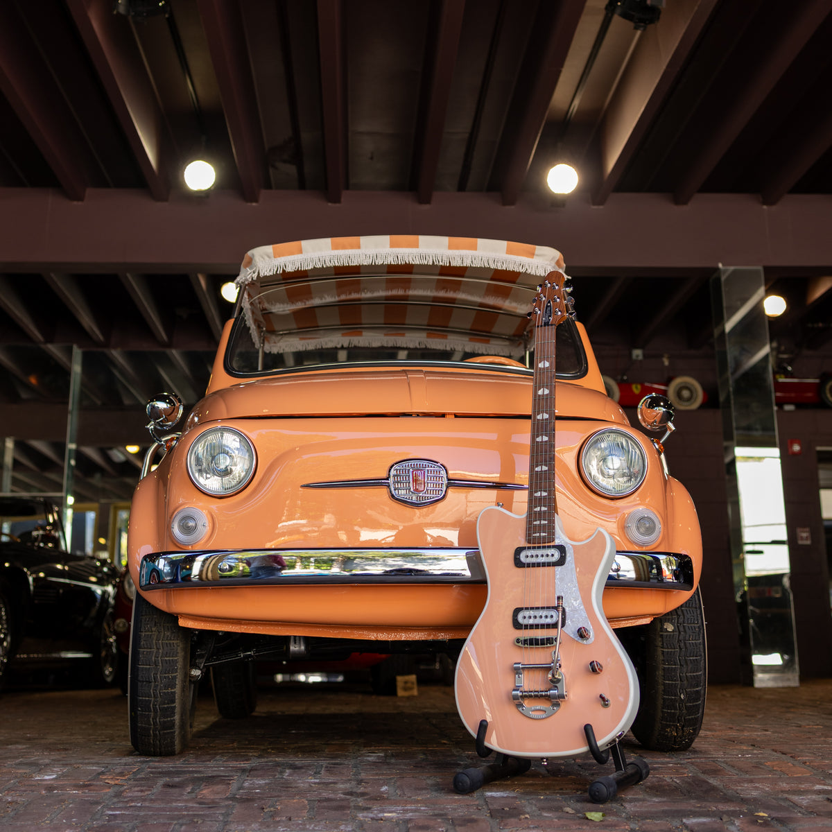 Powers Electric A-Type PF42 Two-Tone - Peach & Moonlight White