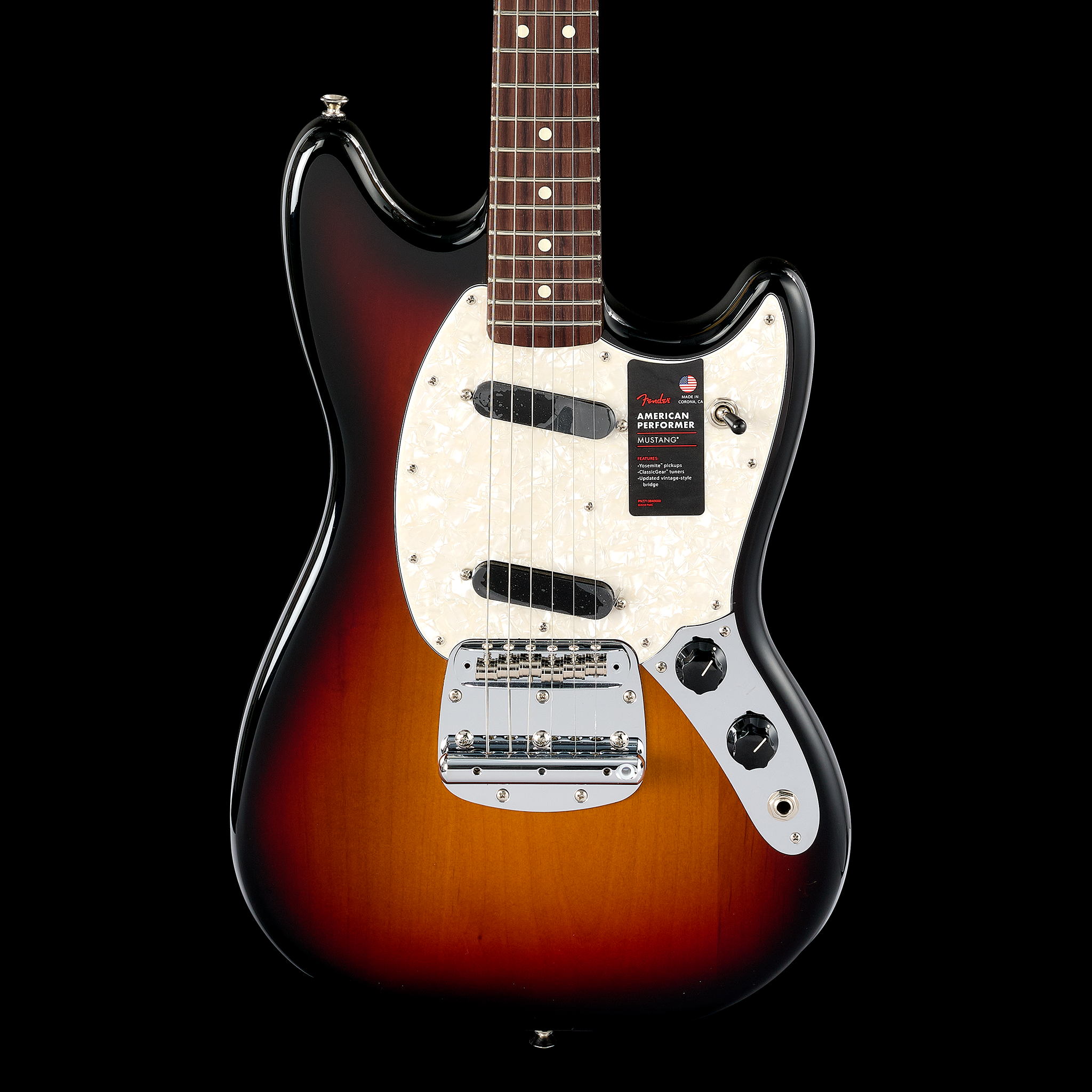 Fender American Performer Mustang - 3-Color Sunburst – Round