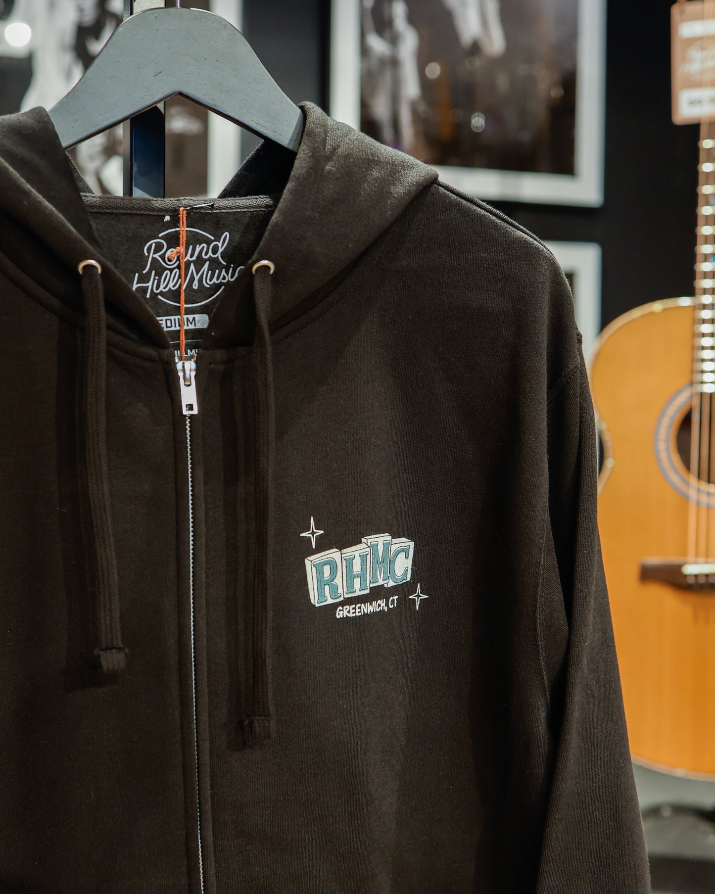 RHMC More Guitars This Way Zip Hoodie - Black