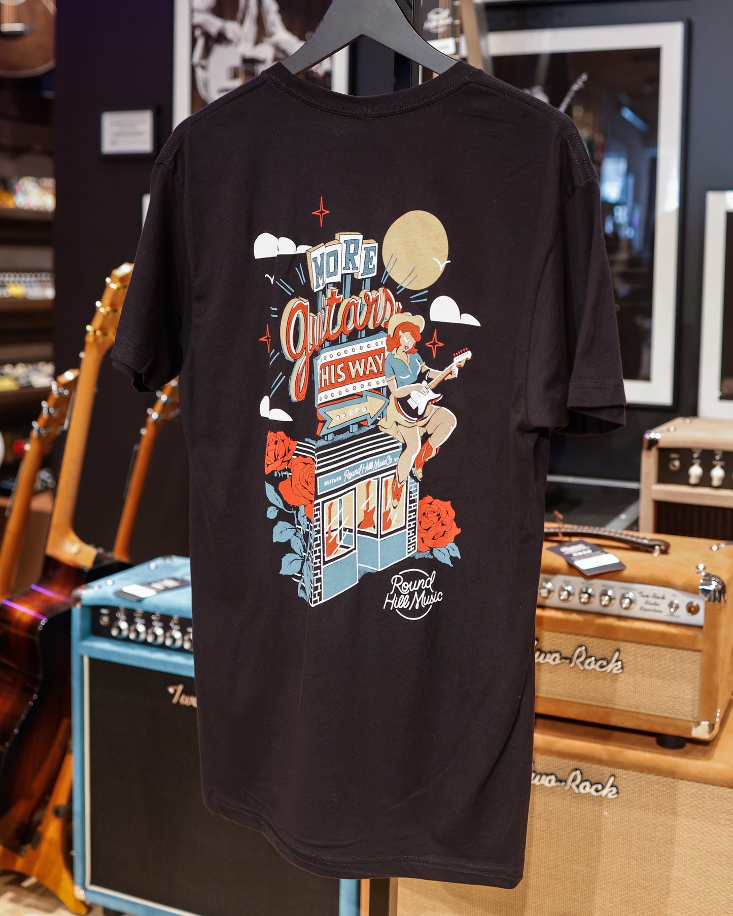 RHMC More Guitars This Way Tee - Black
