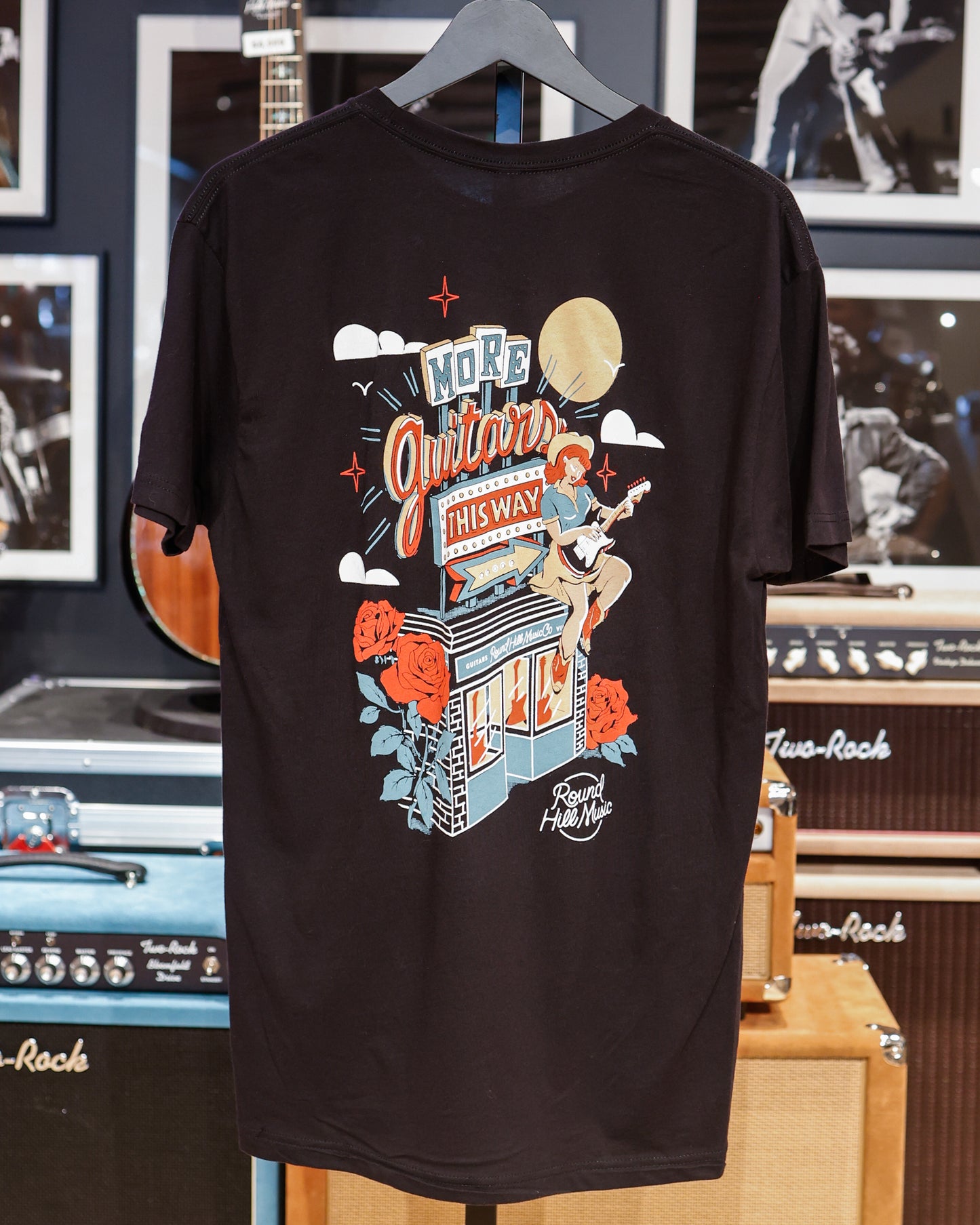 RHMC More Guitars This Way Tee - Black