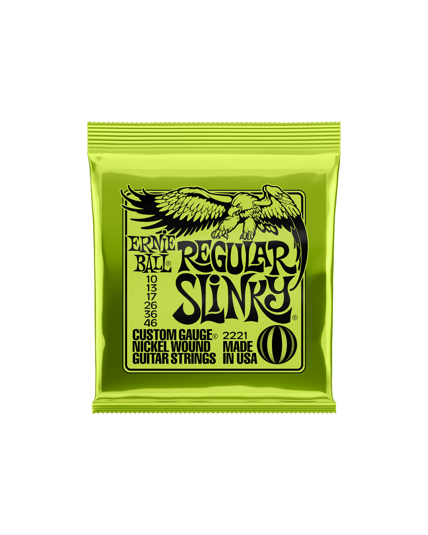 Regular Slinky Nickel Wound Electric Guitar Strings 10-46 Gauge