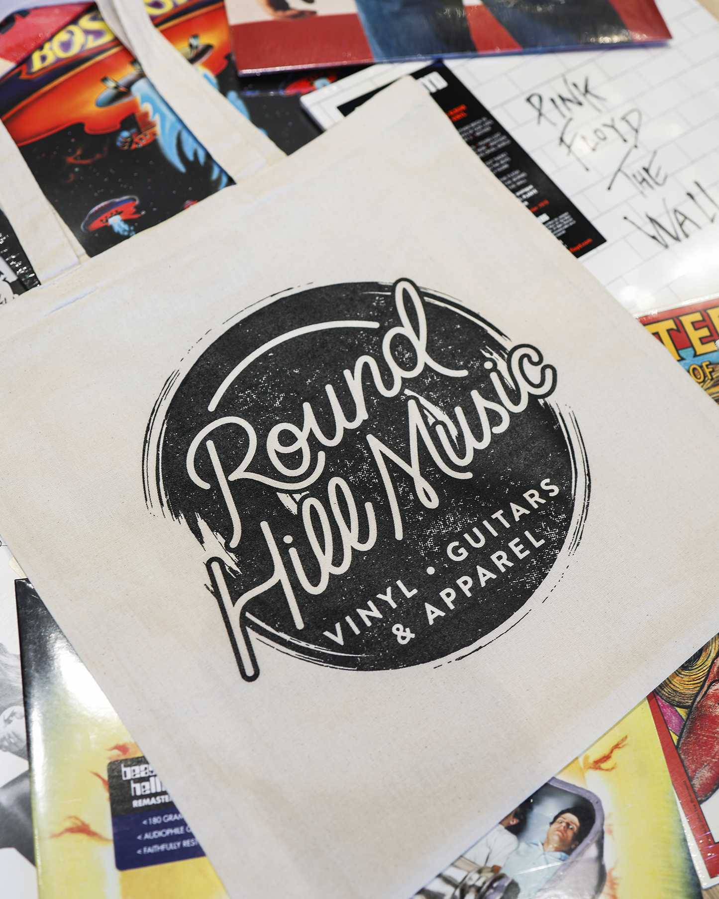 RHMC Vinyl Record Tote - Natural