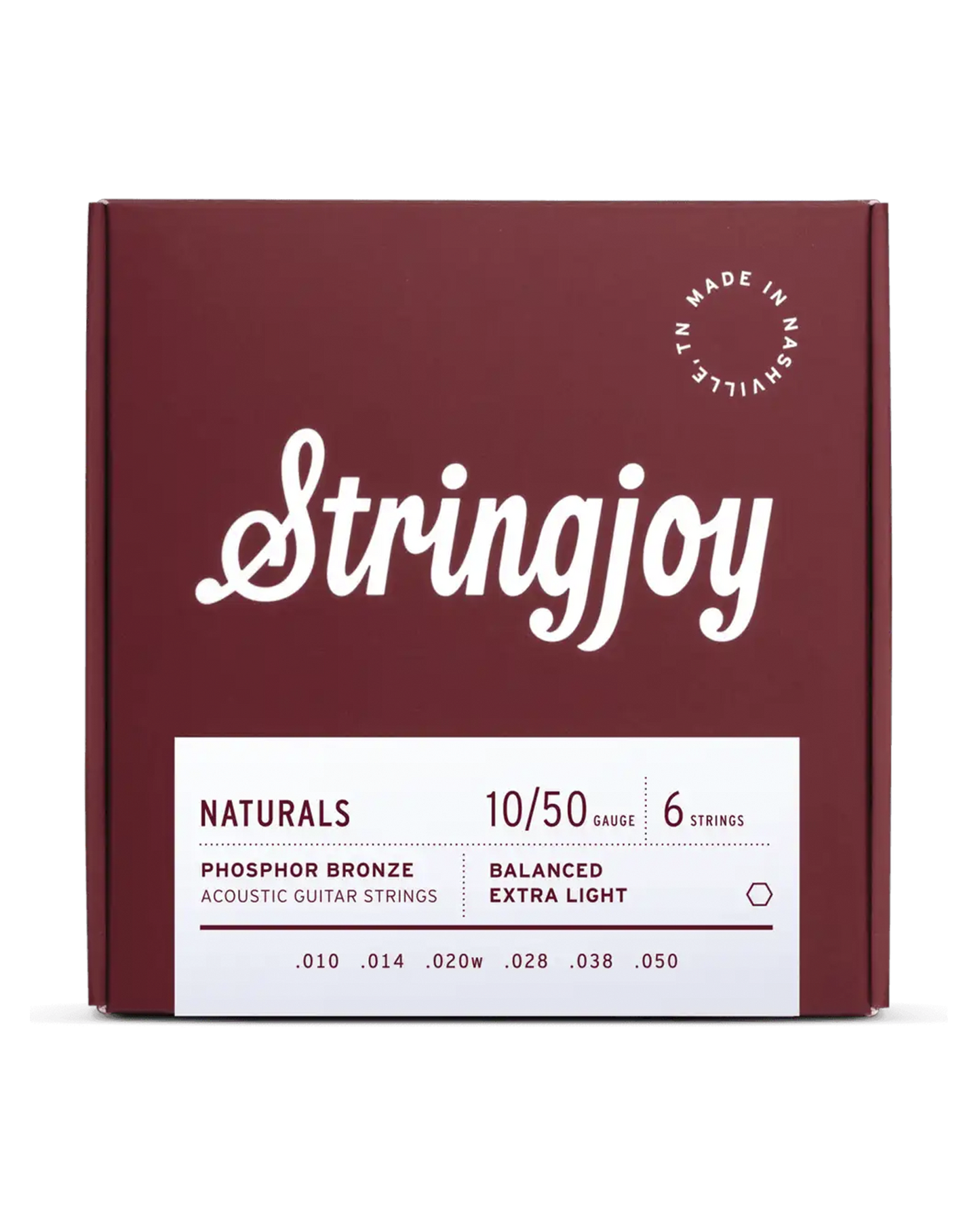 Stringjoy "Naturals" Acoustic Guitar Strings