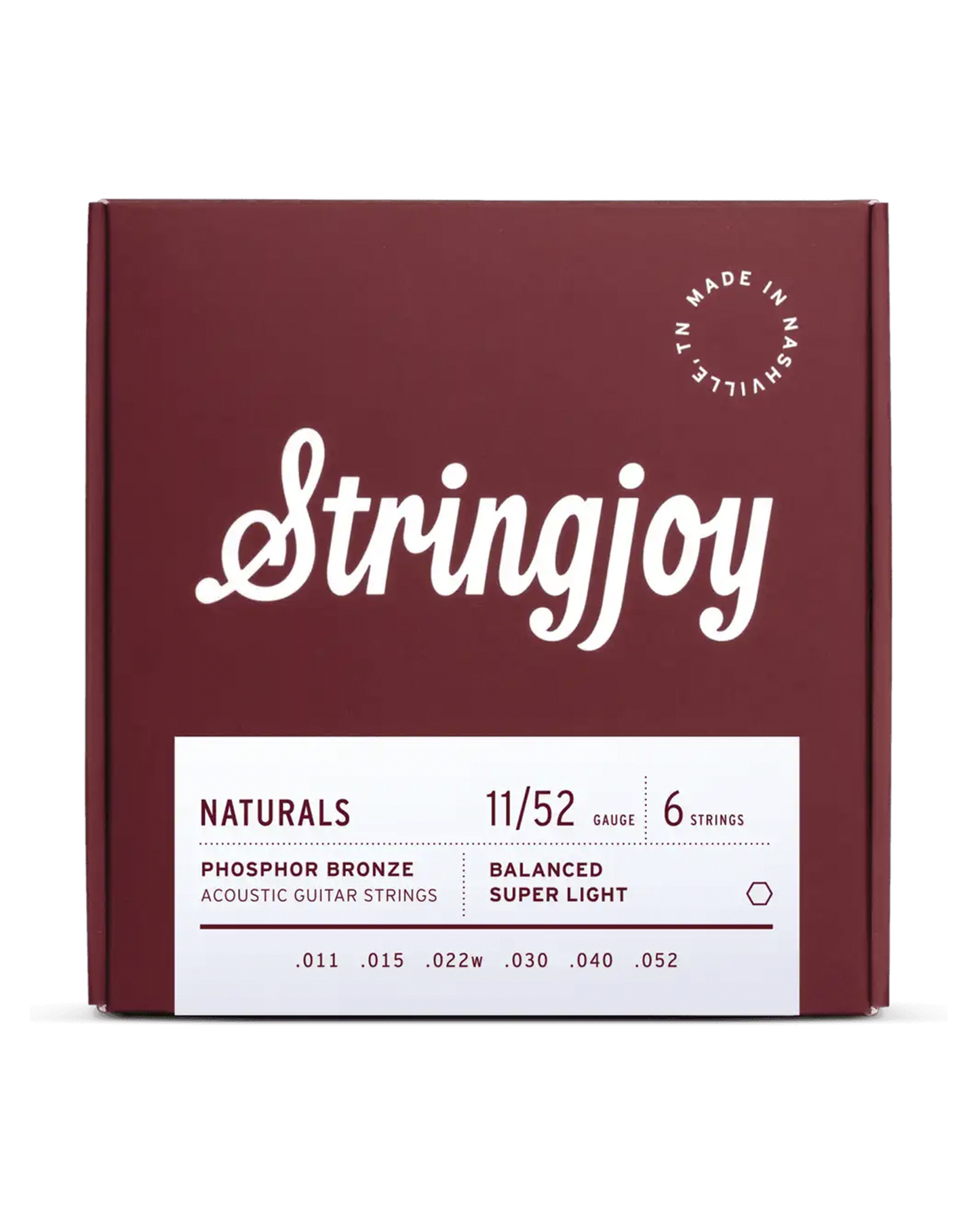 Stringjoy "Naturals" Acoustic Guitar Strings