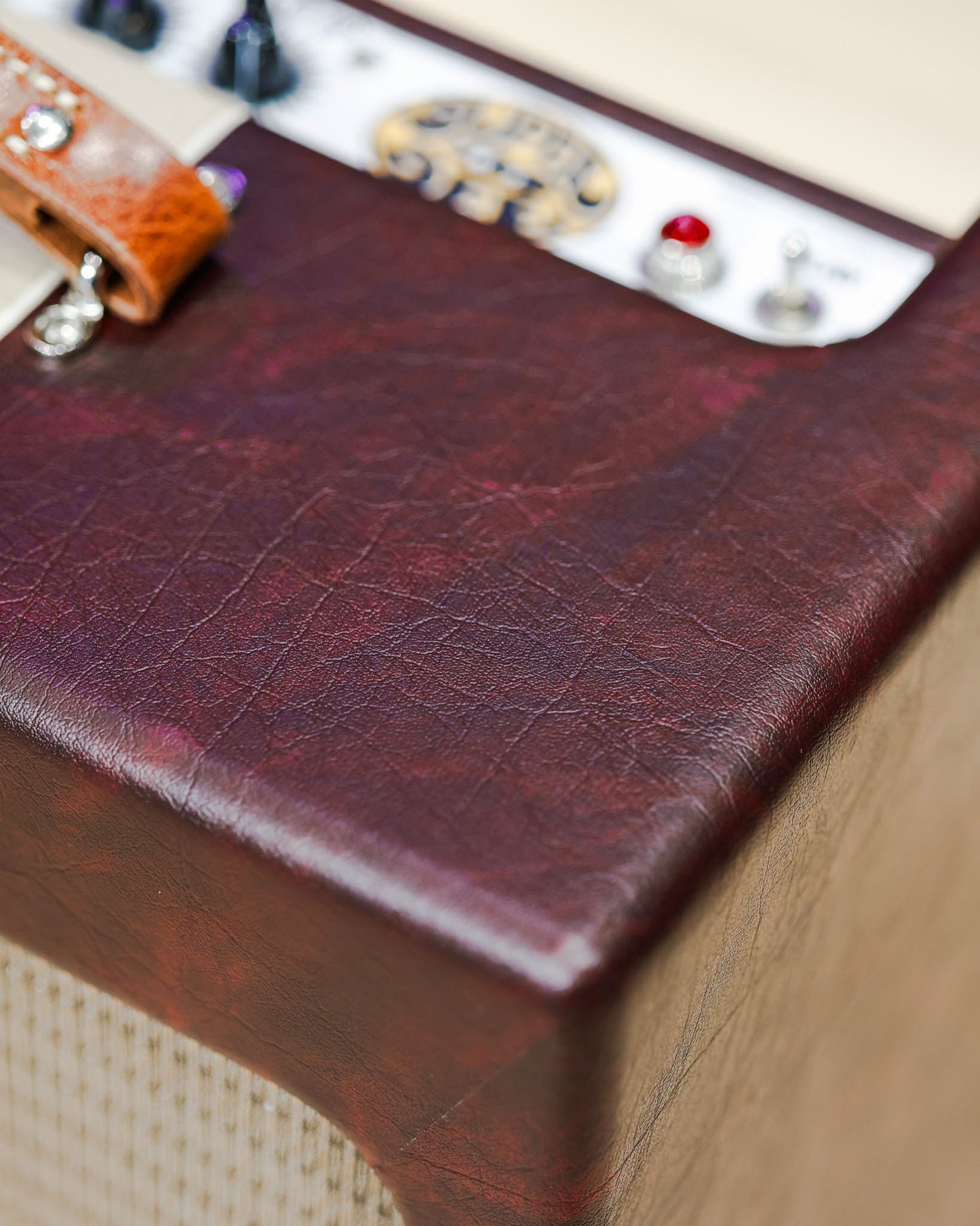 Carr Amplifiers Super Bee 10W 1x12 Combo Wine Detail - For Sale at Round Hill Music Co., Greenwich CT