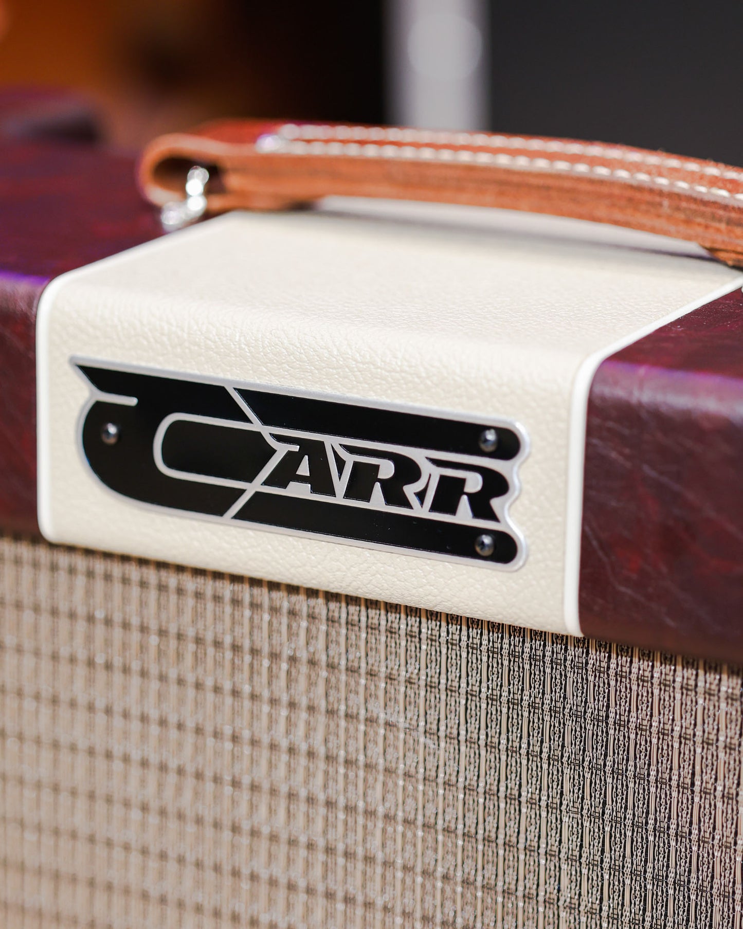 Carr Amplifiers Super Bee 10W 1x12 Combo Wine Detail - For Sale at Round Hill Music Co., Greenwich CT