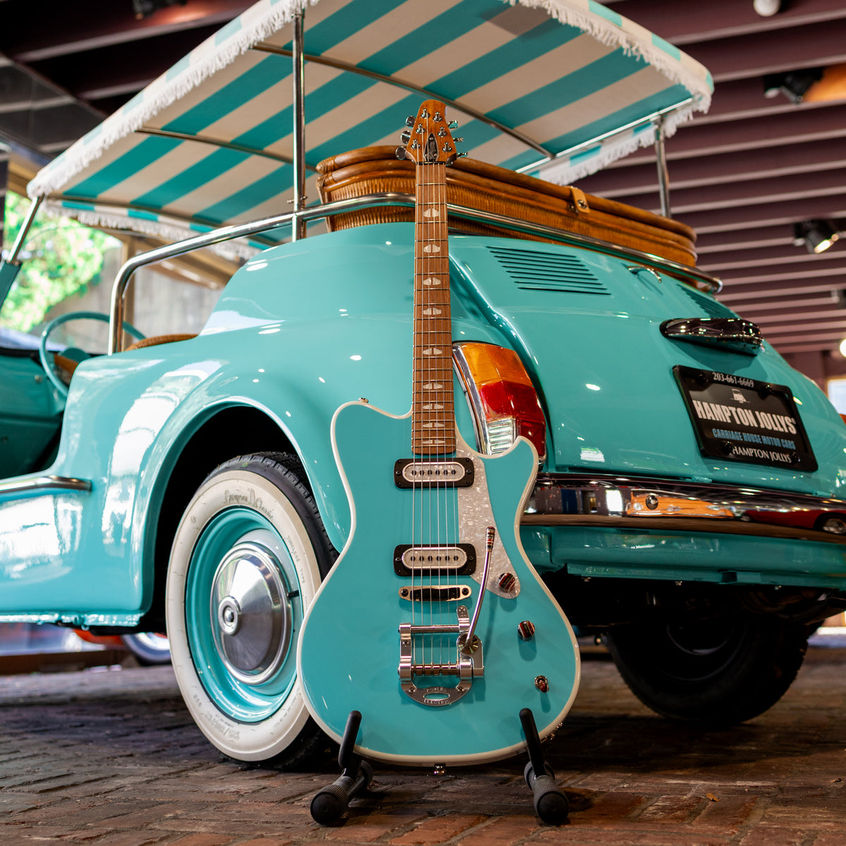 Powers Electric A-Type PF42 Two-Tone - Tiffany & Moonlight White