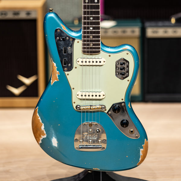 Fender Custom Shop 1965 Jaguar Heavy Relic - Faded Ocean Turquoise