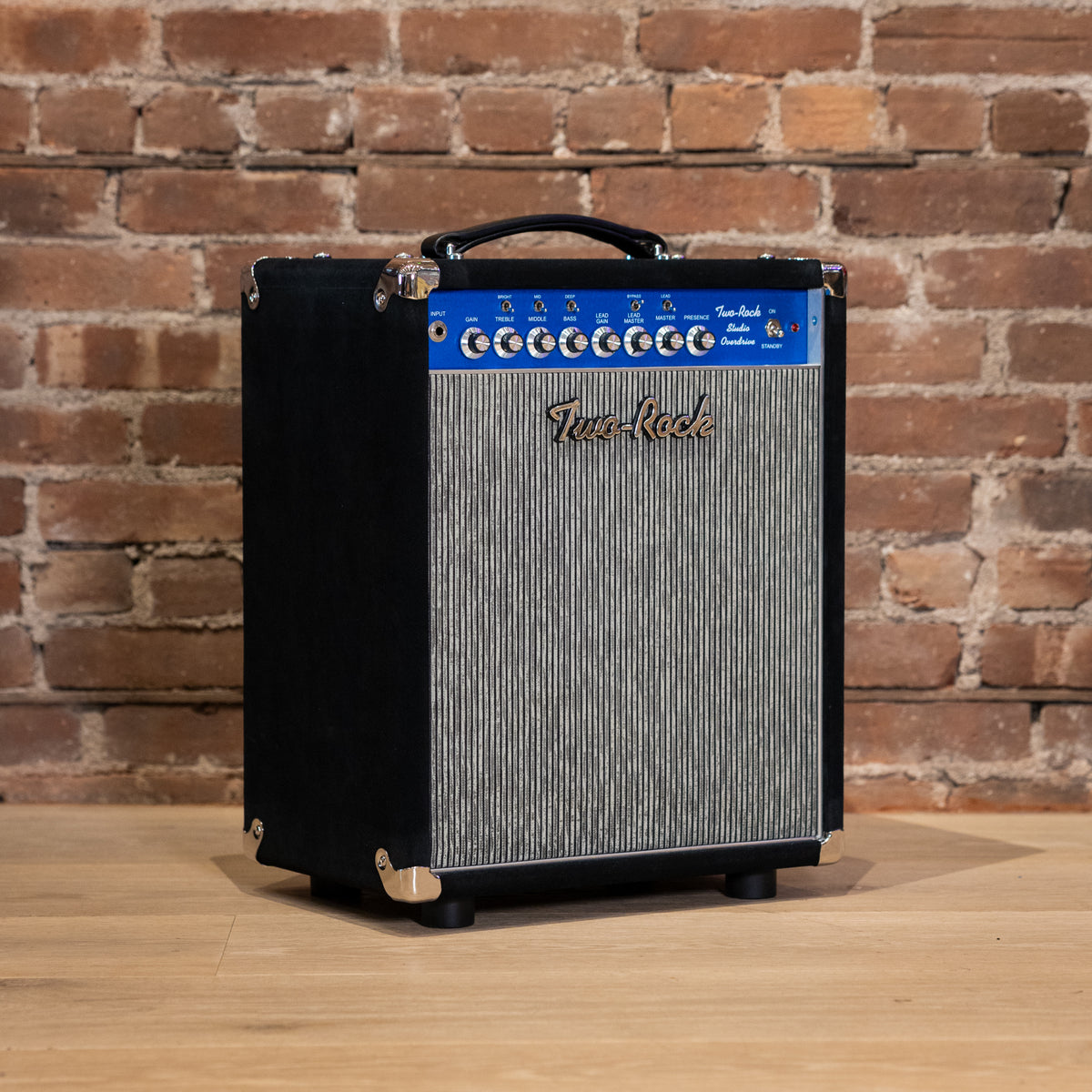 Two-Rock Studio Overdrive 35W 1x12 Combo - Black Suede w/ EC Collins Grill & Blue Panel
