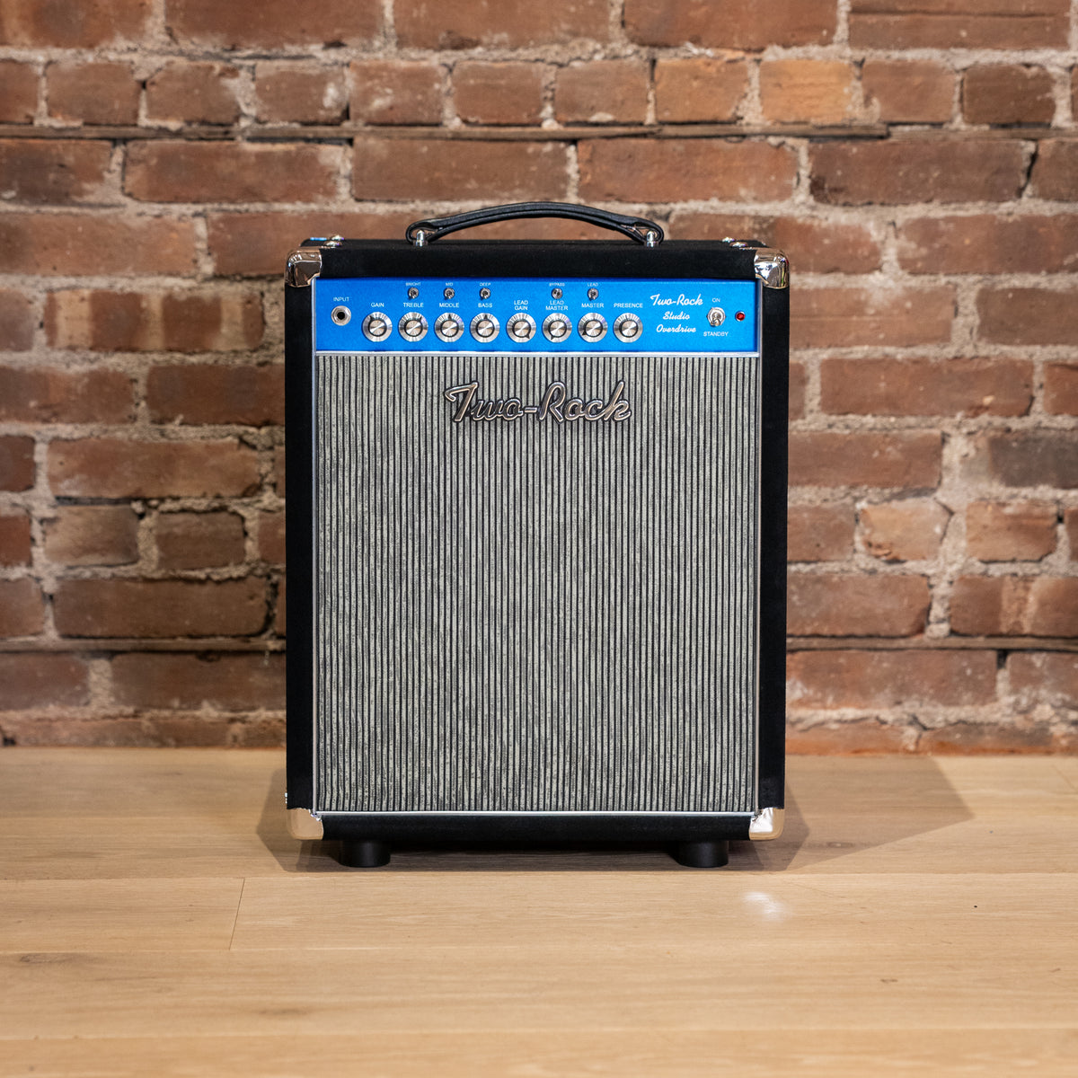 Two-Rock Studio Overdrive 35W 1x12 Combo - Black Suede w/ EC Collins Grill & Blue Panel