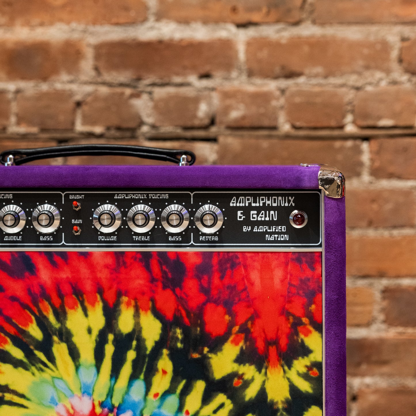Amplified Nation Ampliphonix and Gain 22W 1x12 Combo - Tie-Dye / Purple Suede