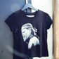 Women's Willie Nelson Just Breathe Baby Tee - Black