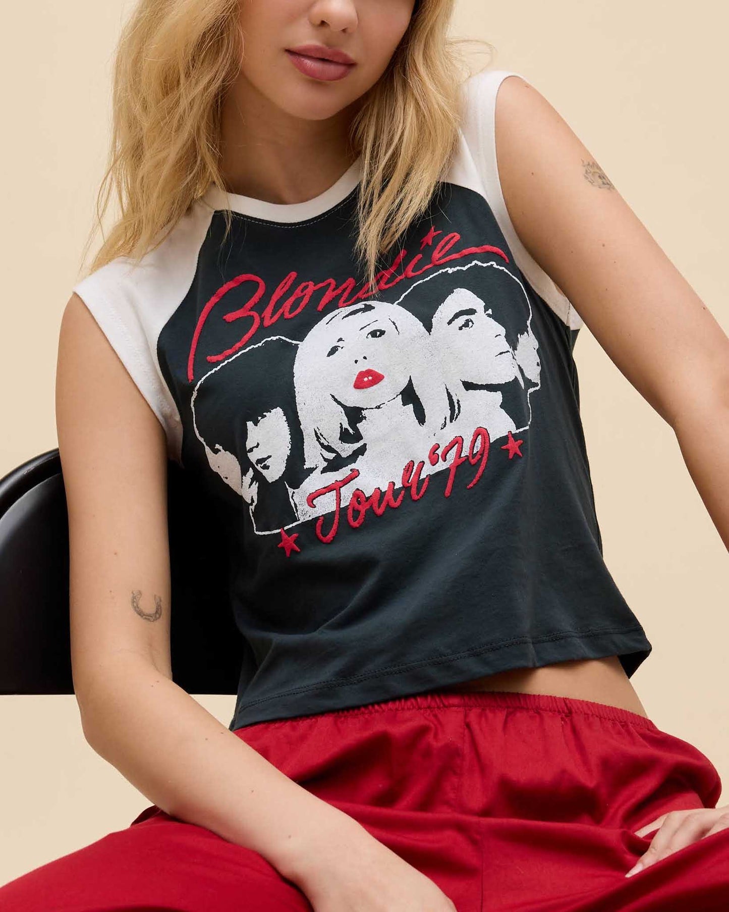 Women's Blondie Tour '79 Raglan Tank