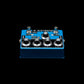 Dumbloid 'B' ODS Boost Custom Preamp Drive Pedal - Blue Hammer / Black Panel