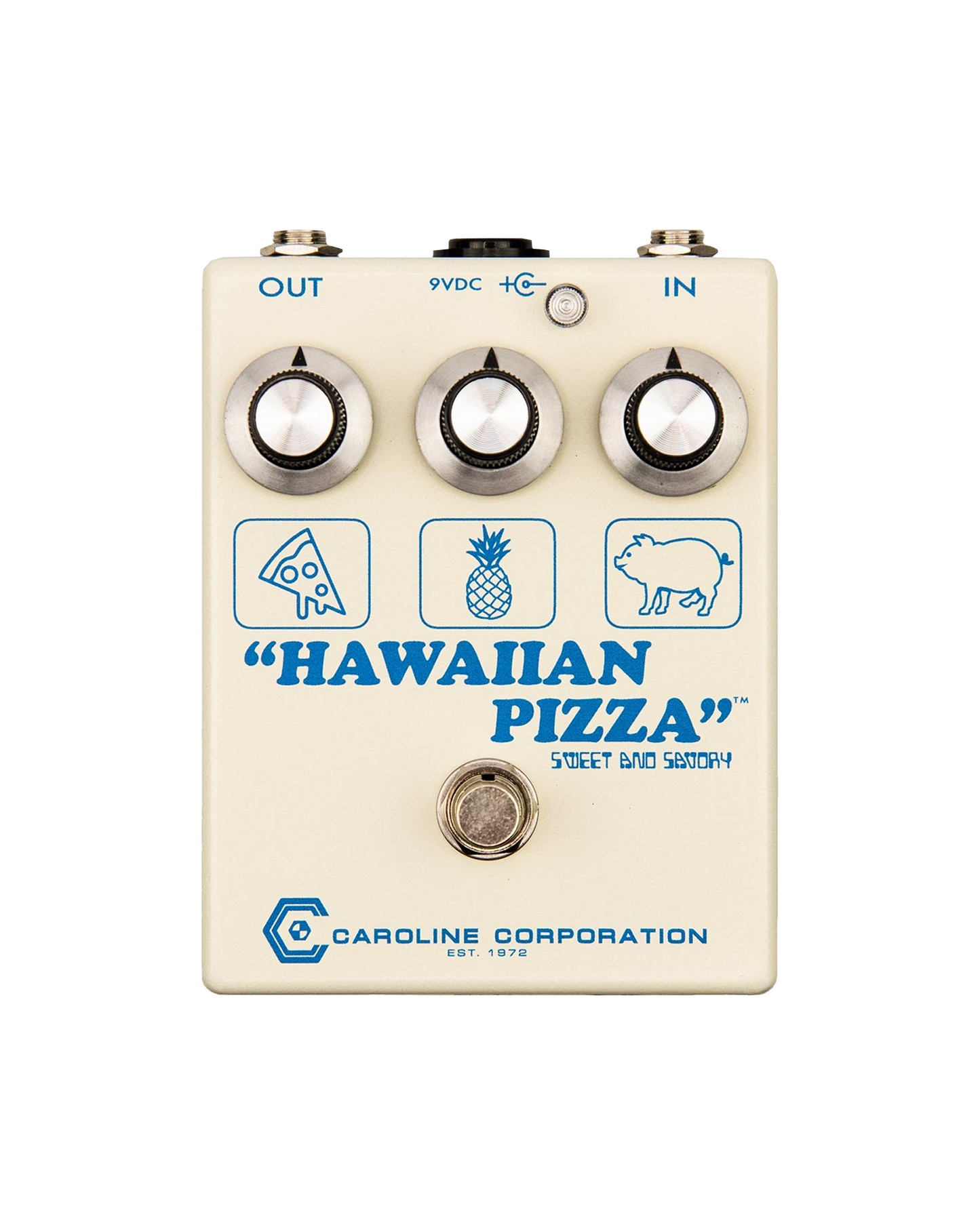 Caroline Guitar Company Hawaiian Pizza Fuzz Pedal
