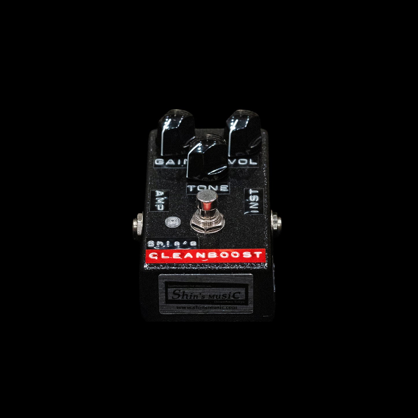 Clean Boost Custom Booster Pedal - Black Hammer