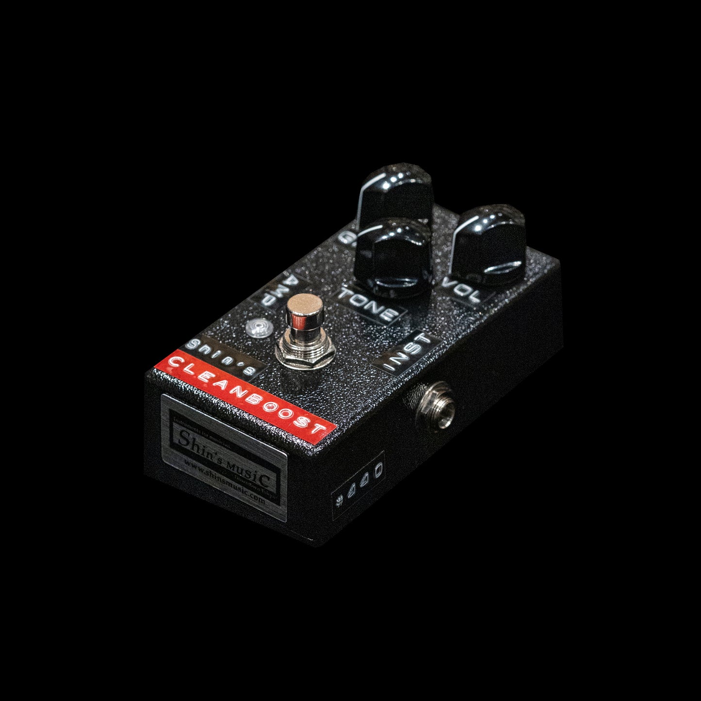 Clean Boost Custom Booster Pedal - Black Hammer