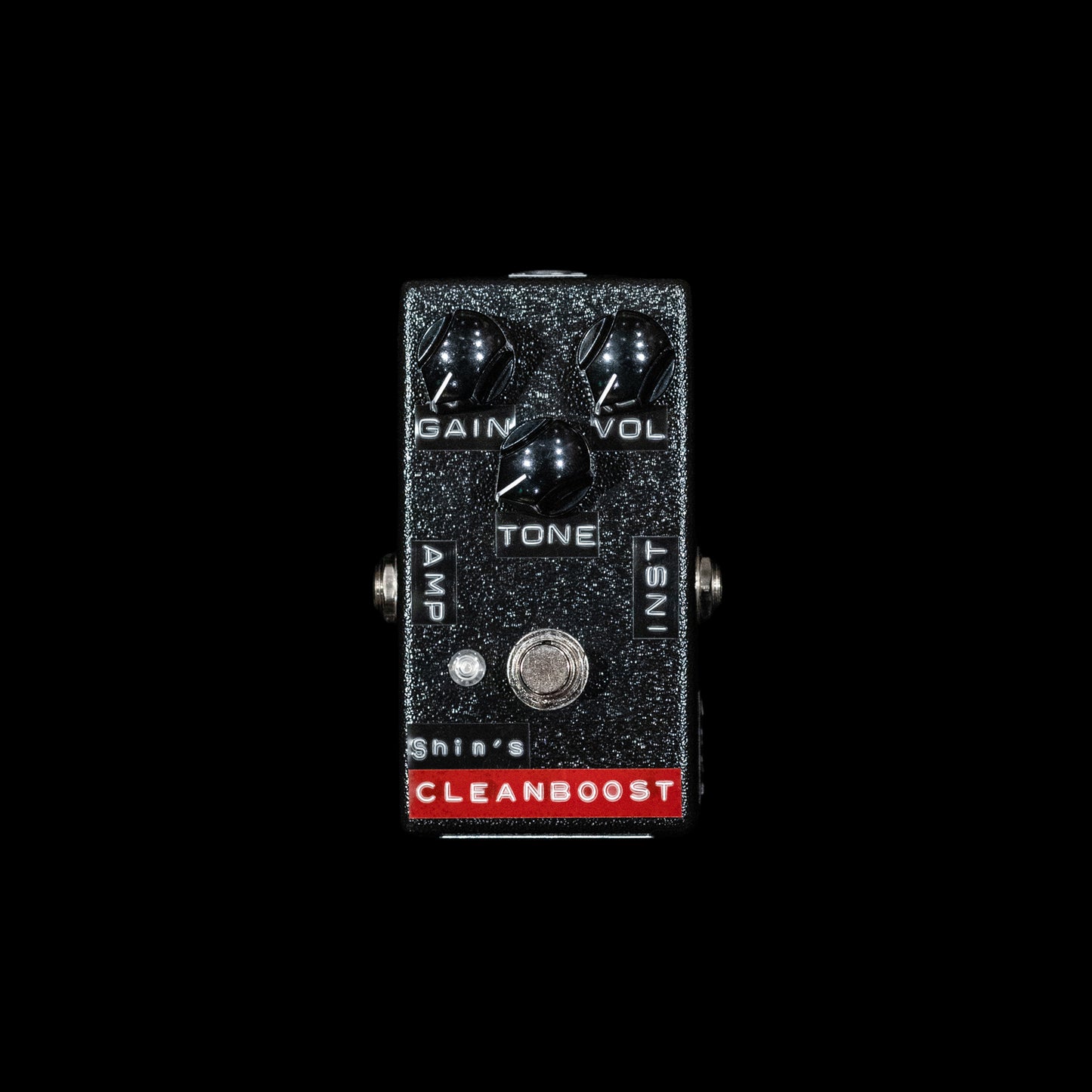 Clean Boost Custom Booster Pedal - Black Hammer