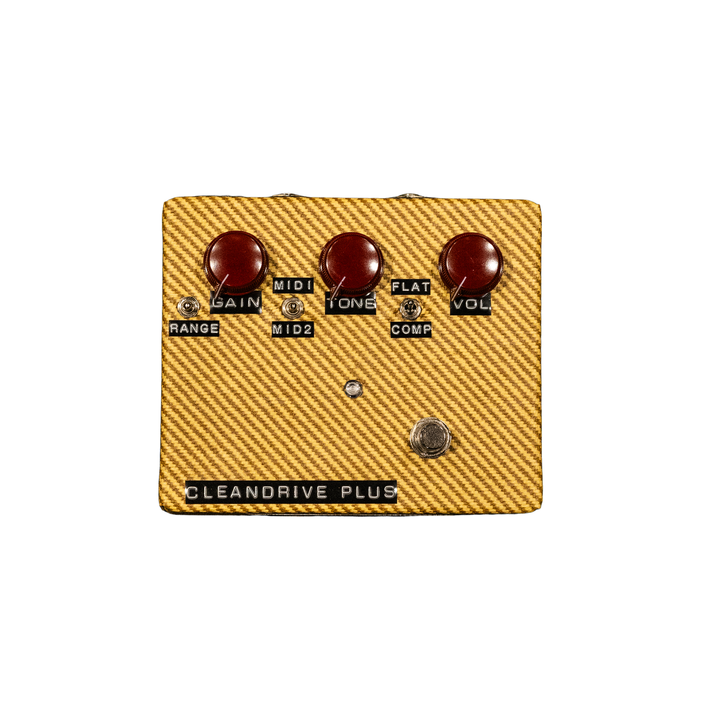 Clean Drive Plus Custom Drive / Booster Pedal - Natural Tweed